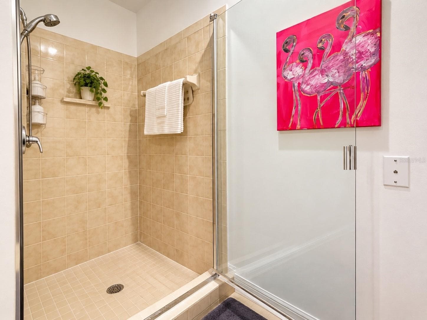 Primary Shower - 919 RIDGE LAKE DR, MELBOURNE