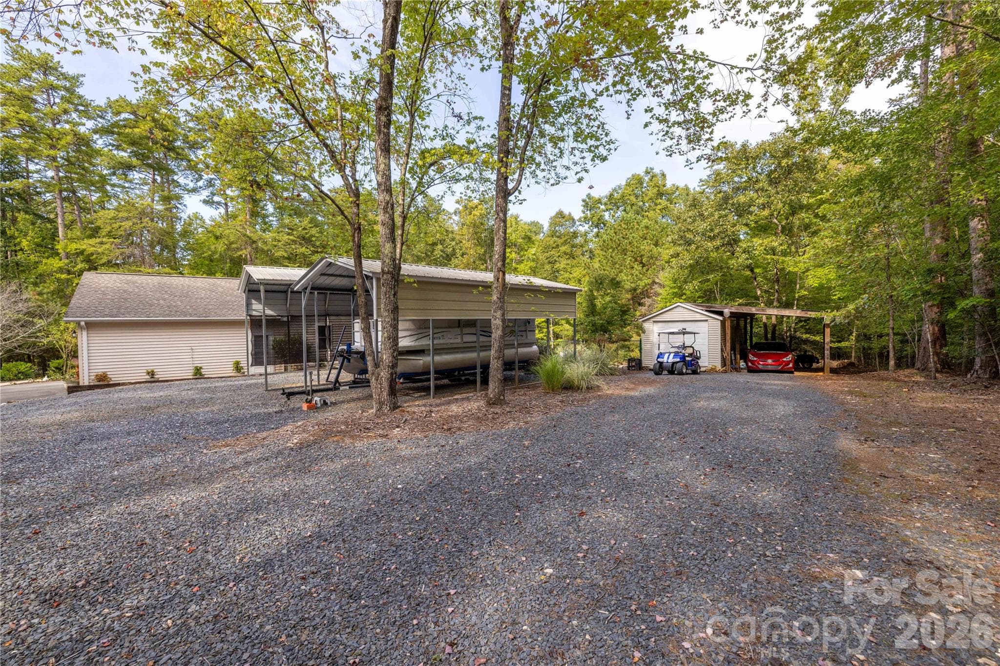 Spacious area for boats campers and parking which is highly desired for owners in Woodrun - 571 Newport Drive, Mount Gilead