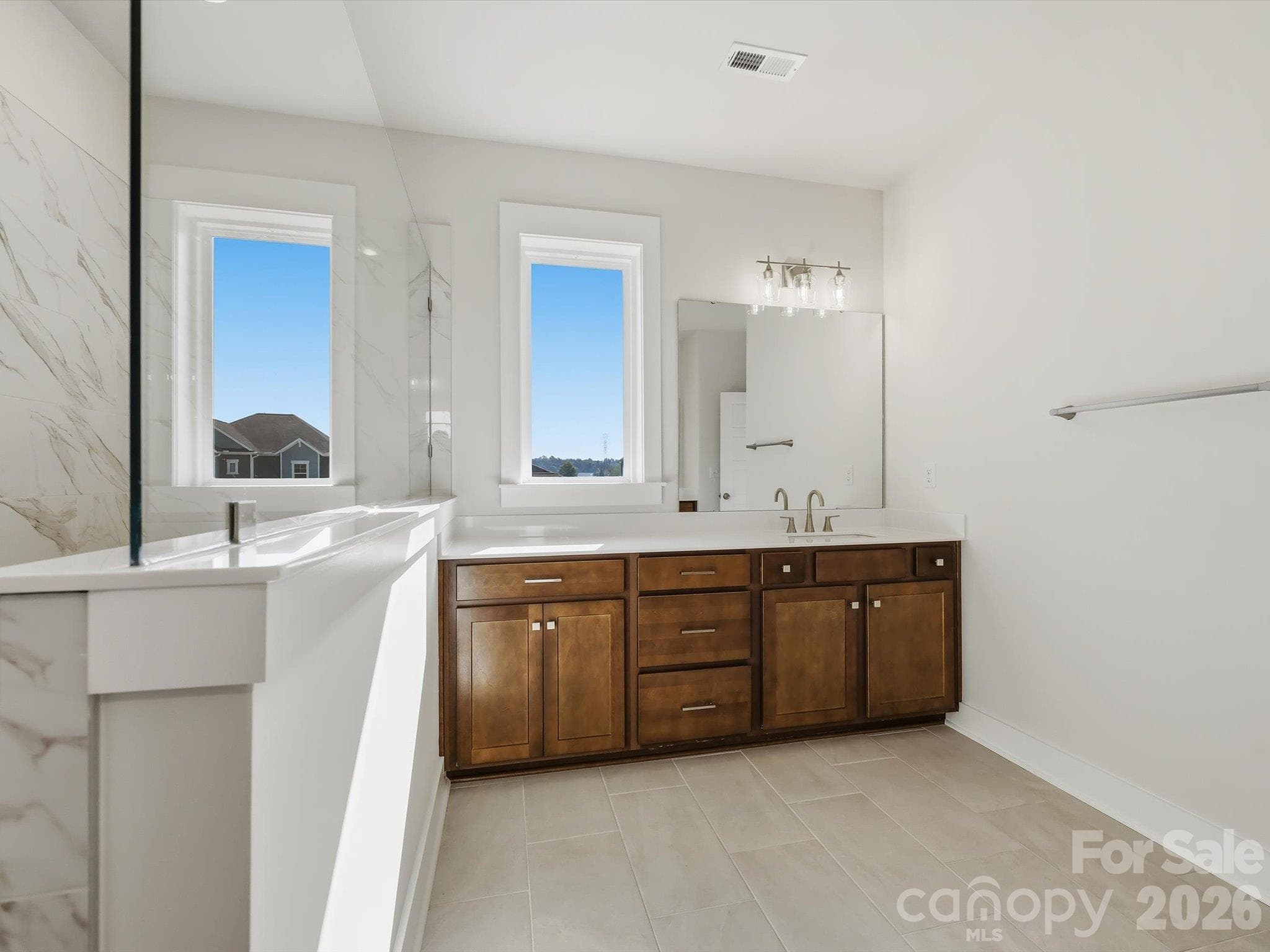 Owner's En Suite Bathroom with separate double vanities! - 558 Cape Cod Way, Rock Hill