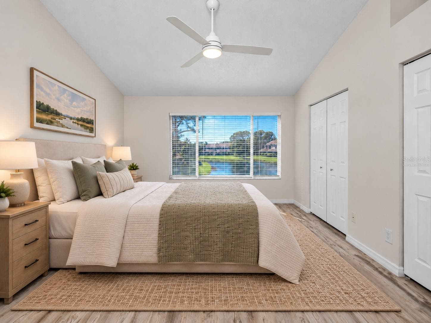Primary Bedroom Virtually Staged -6229 Bayside Key Dr, Tampa, FL 33615 - 6229 BAYSIDE KEY DR, TAMPA