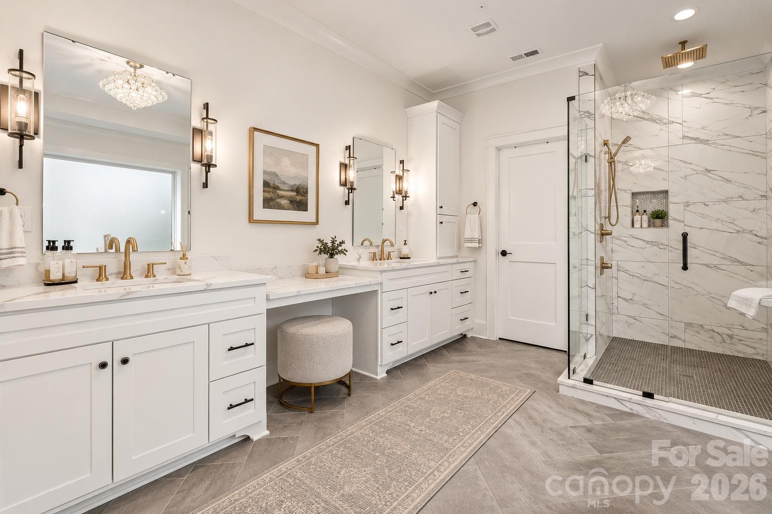 Primary Bath - 1412 N Caldwell Street, Charlotte