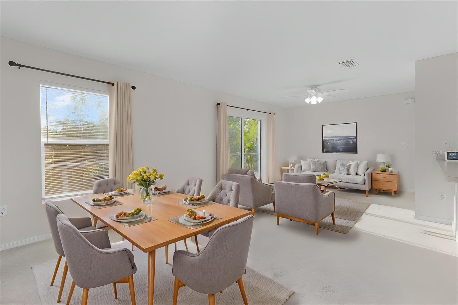 STAGED DINING & LIVING ROOM - 15987 SW 55TH AVENUE RD, OCALA