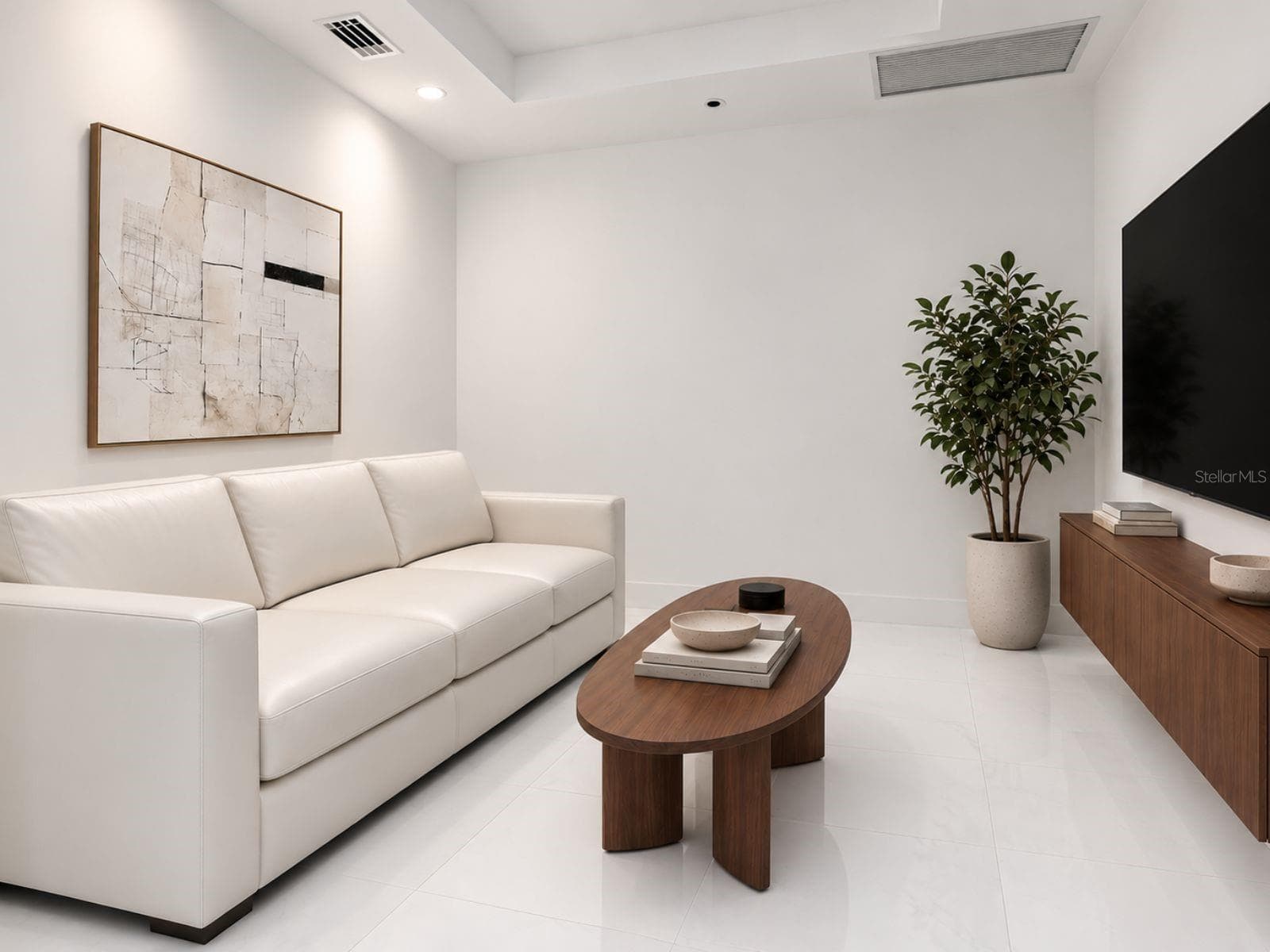 Bonus room as a media room - 111 S PINEAPPLE AVE #1103, SARASOTA