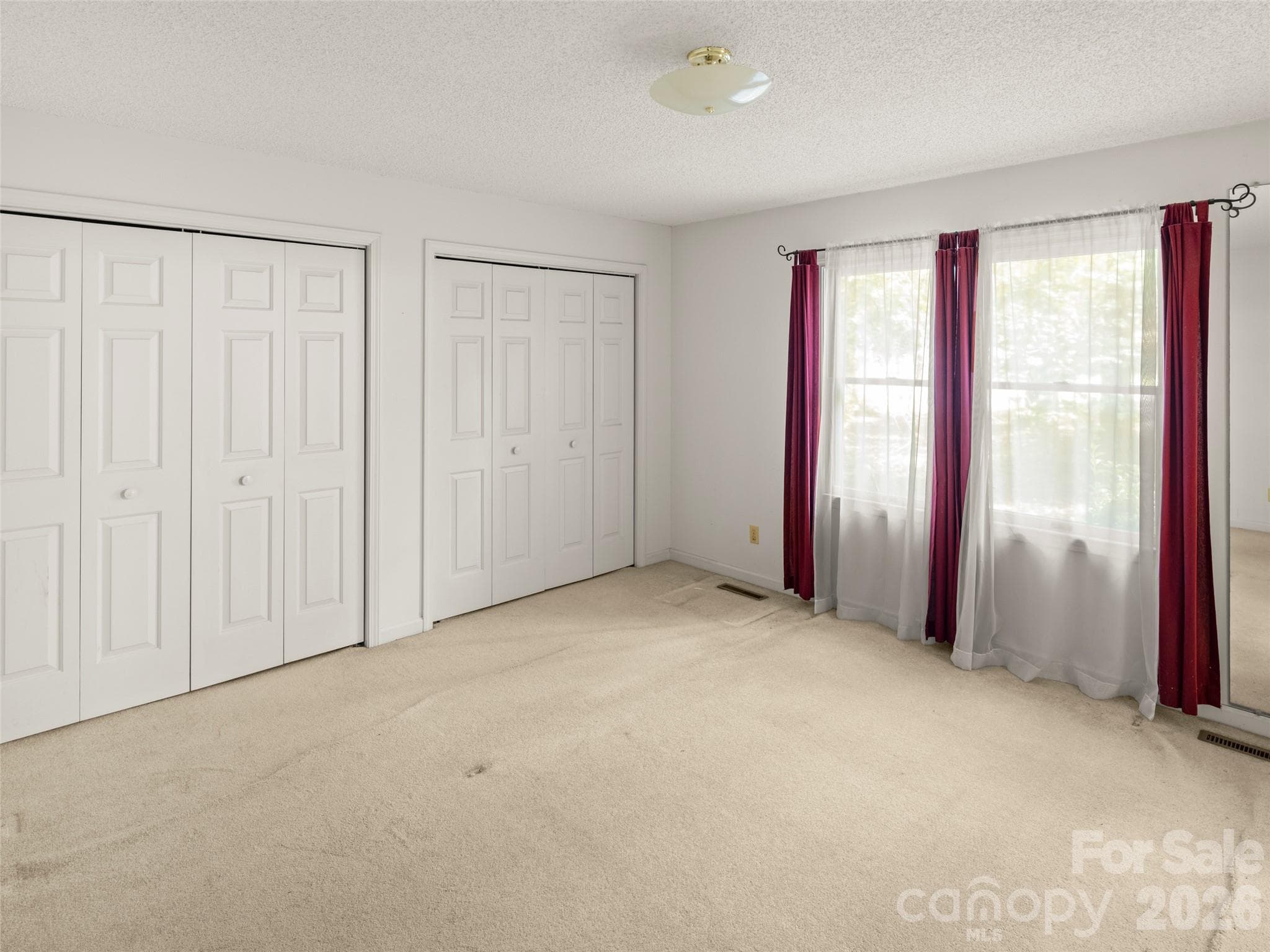 Master bedroom with 2 closets - 45 Bearwallow Road, Hendersonville