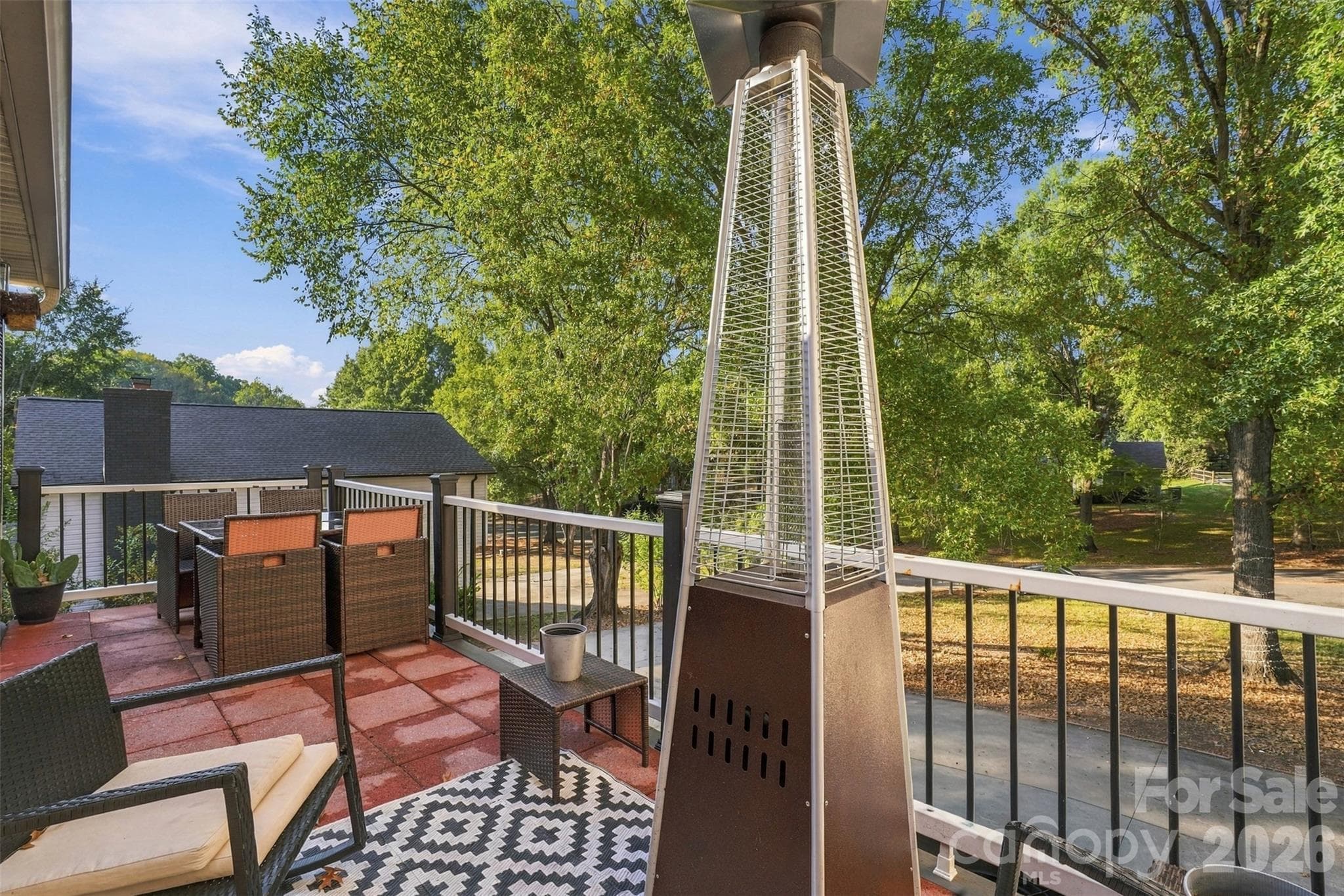Balcony views - 4206 Foxmoor Drive, Charlotte