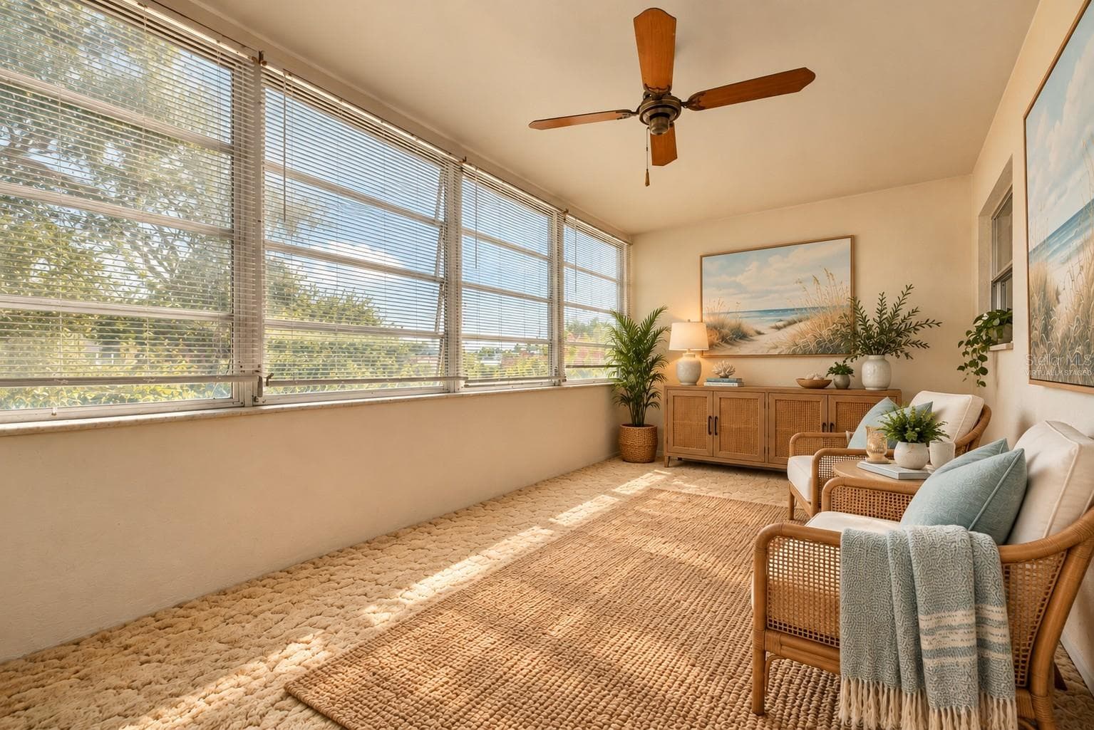 Virtually Staged - Florida Room - 211 PASADENA AVE N #206, ST PETERSBURG