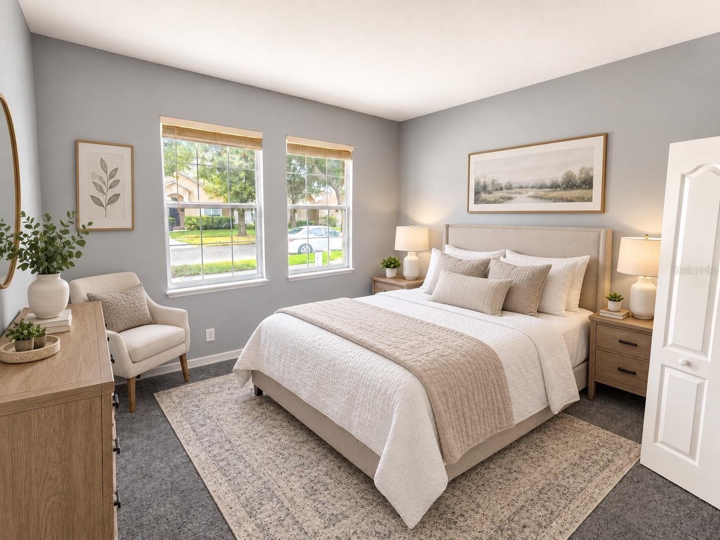 Second bedroom-staged - 15430 LAKE BELLA VISTA DR, TAMPA