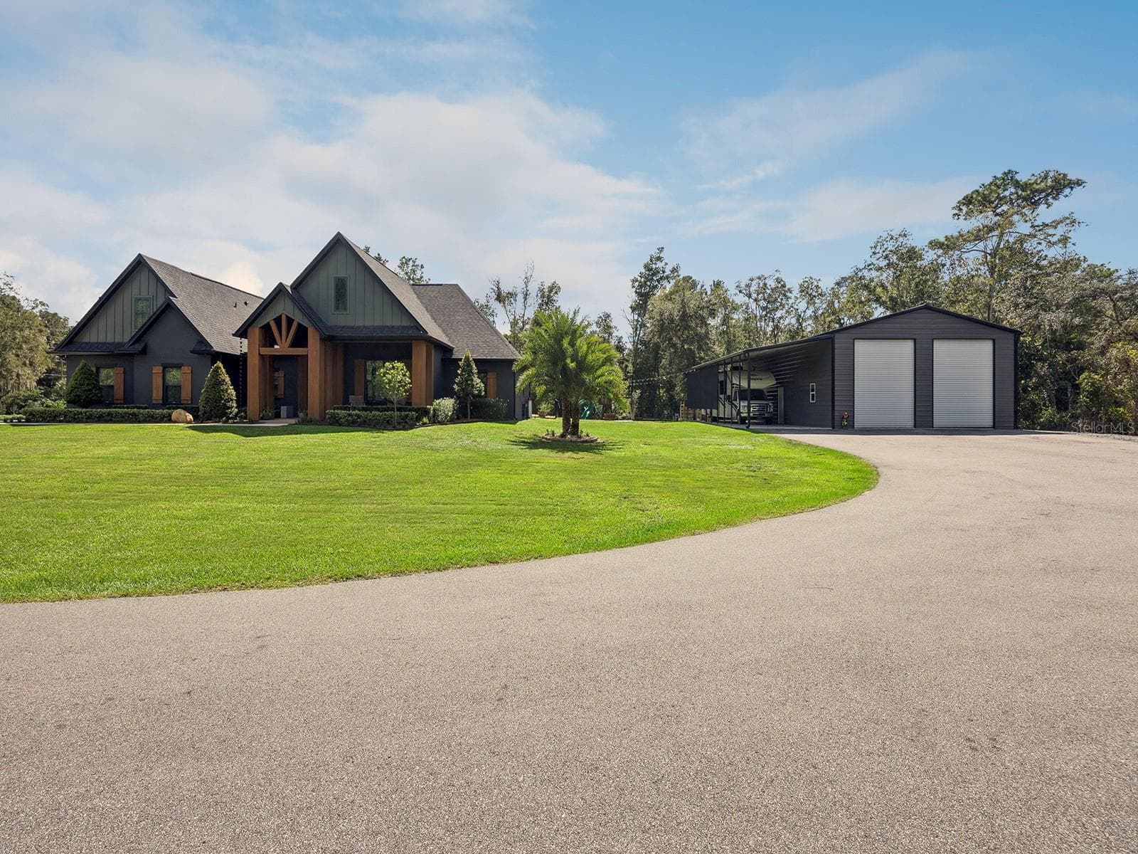 Exterior of home, RV carport and warehouse - 412 SNOW HILL RD, GENEVA