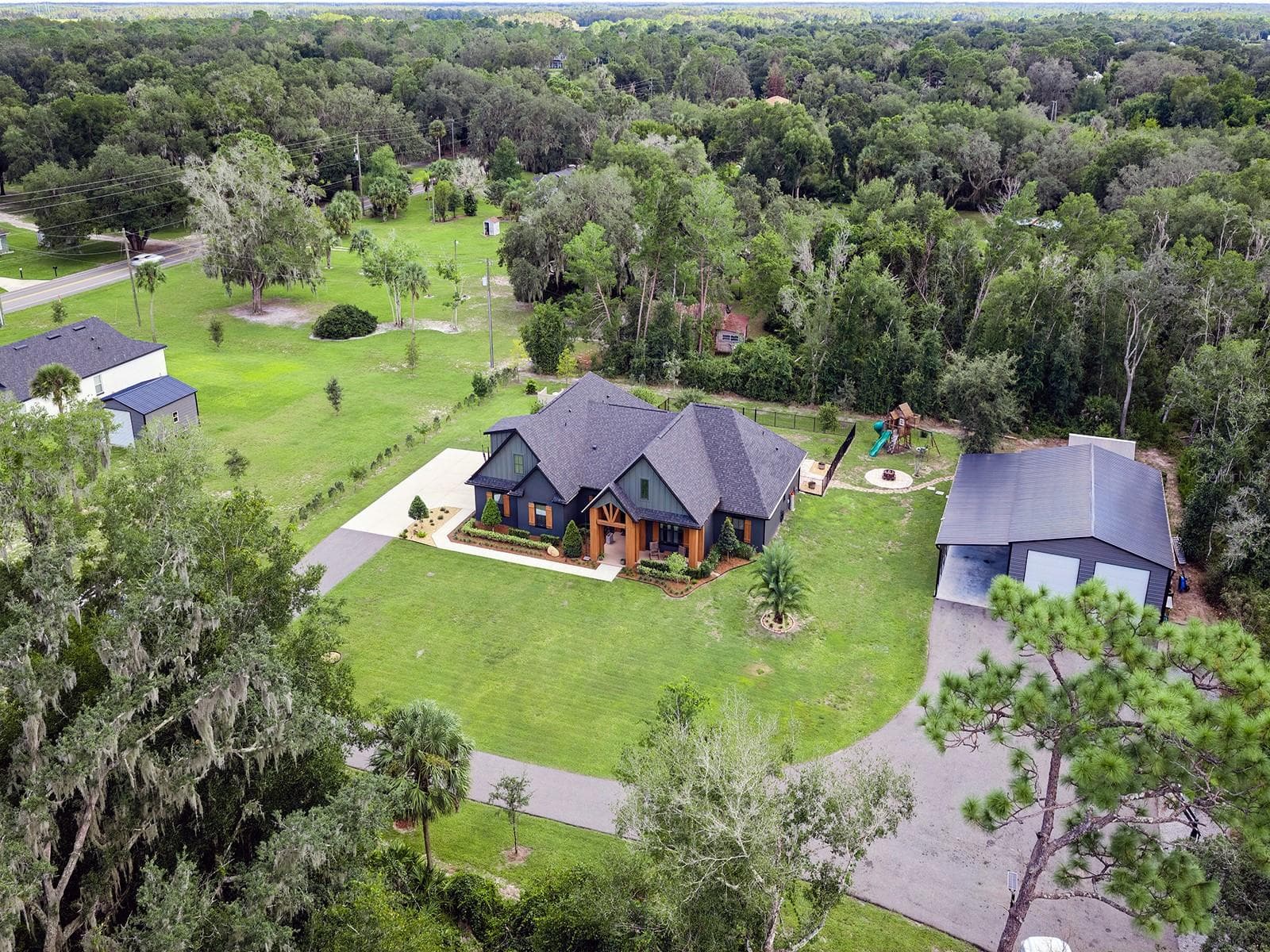 Aerial view of entire property - 412 SNOW HILL RD, GENEVA