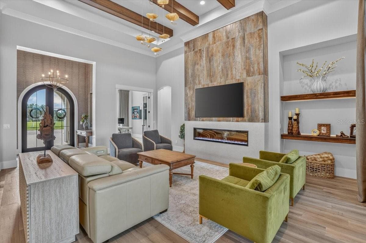 Built in Wood Cabinet Shelving and Accent Lighting - 1625 RIO VISTA TER, PARRISH
