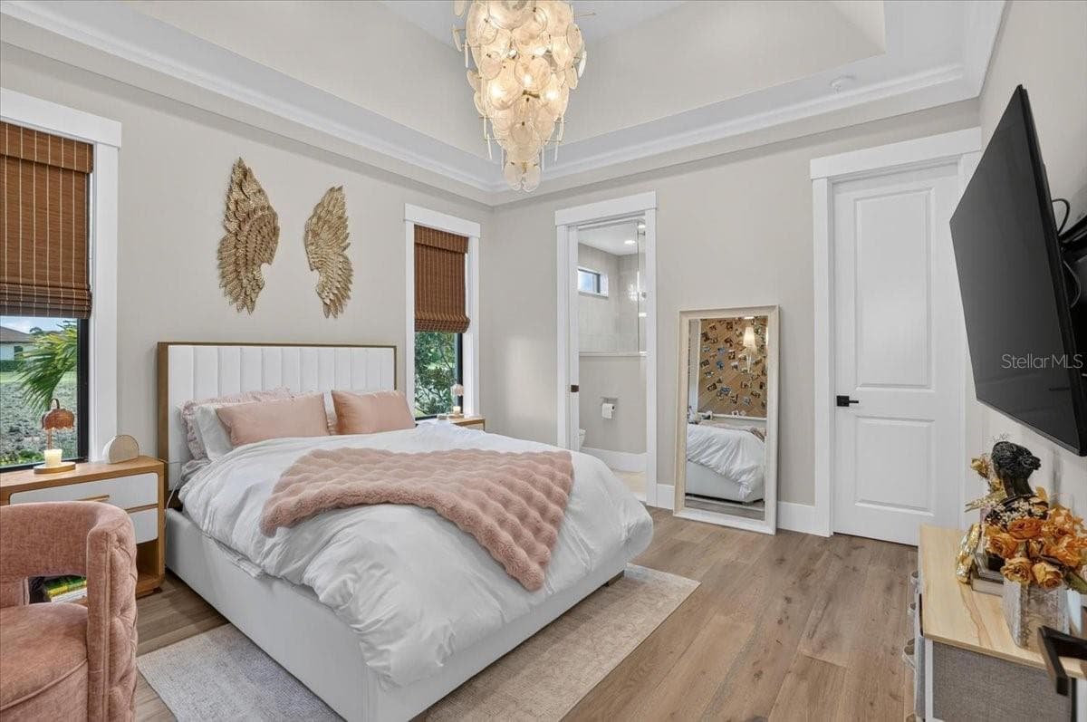 Bedroom #2: Designer Lighting - 1625 RIO VISTA TER, PARRISH