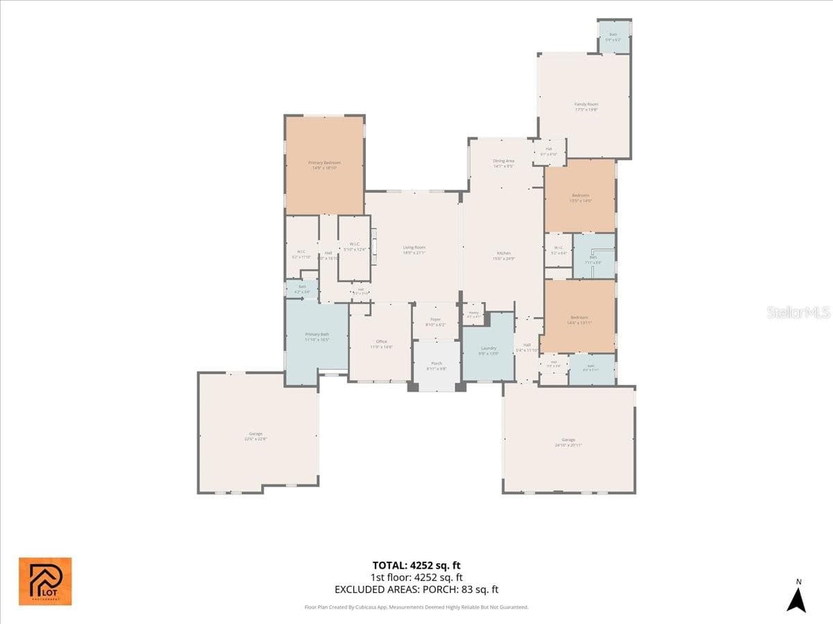 Room sizes are approximate. All information provided is believed to be true and accurate but is not guaranteed and should not be solely relied upon. Buyers are responsible to verify all measurements and information. - 1625 RIO VISTA TER, PARRISH