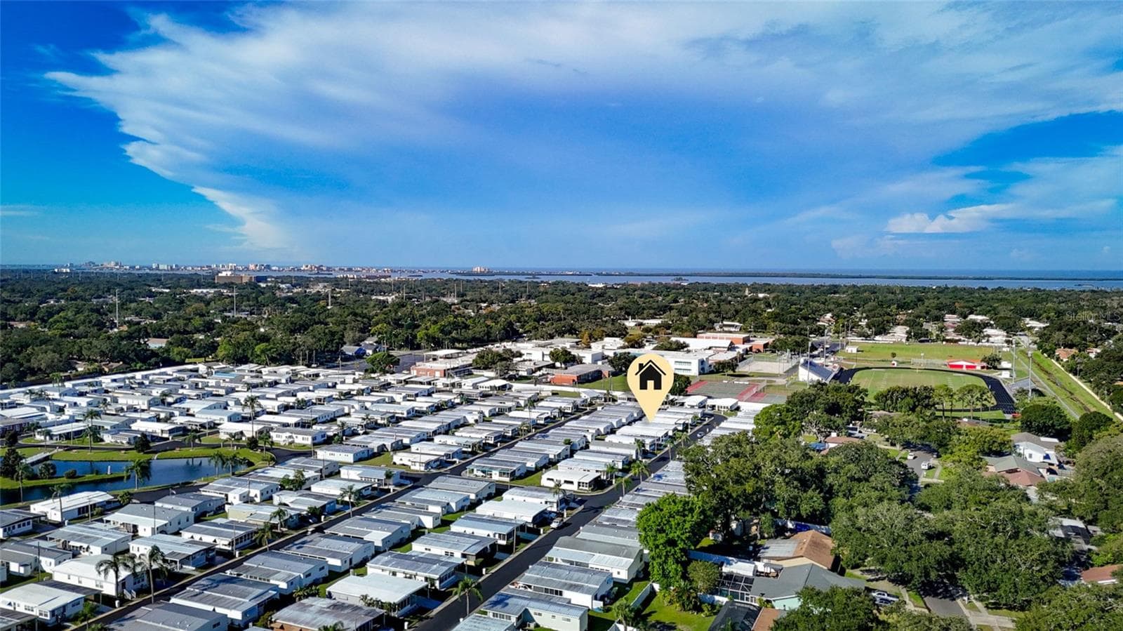 Blue Jay Stadium in Dunedin, Clearwater Beach in distance - 1500 COUNTY ROAD 1 #219, DUNEDIN
