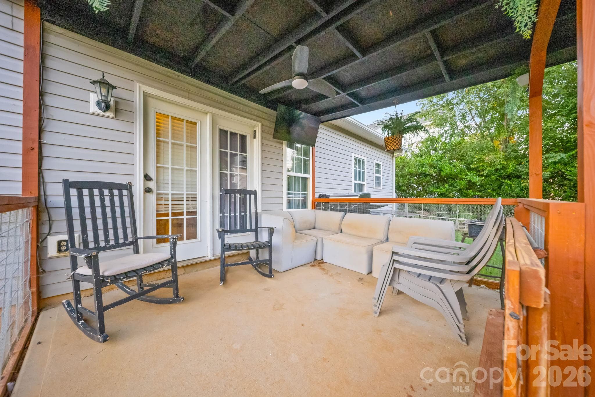 back porch - 511 S Zion Street, Landis
