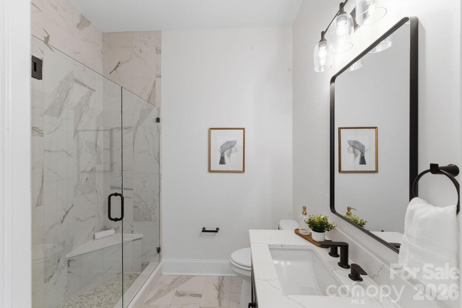 Second Bathroom Lower Level - 6405 Chimney Bluff Road, Lancaster
