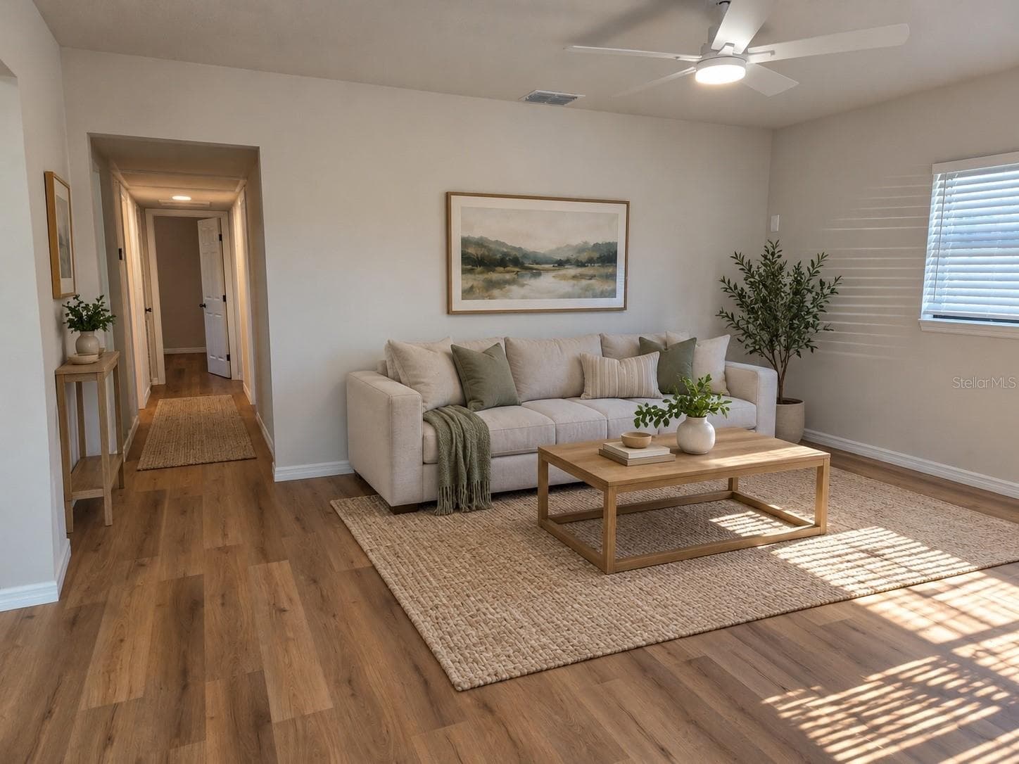 Living Room & Hallway - 2608 E YUKON STS, TAMPA