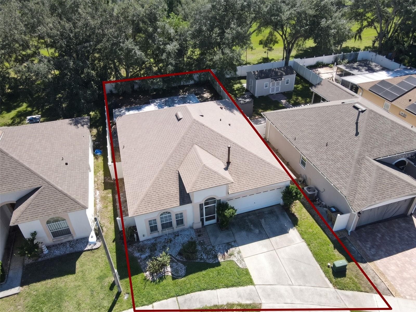 Aerial View - 15806 GREEN COVE BLVD, CLERMONT