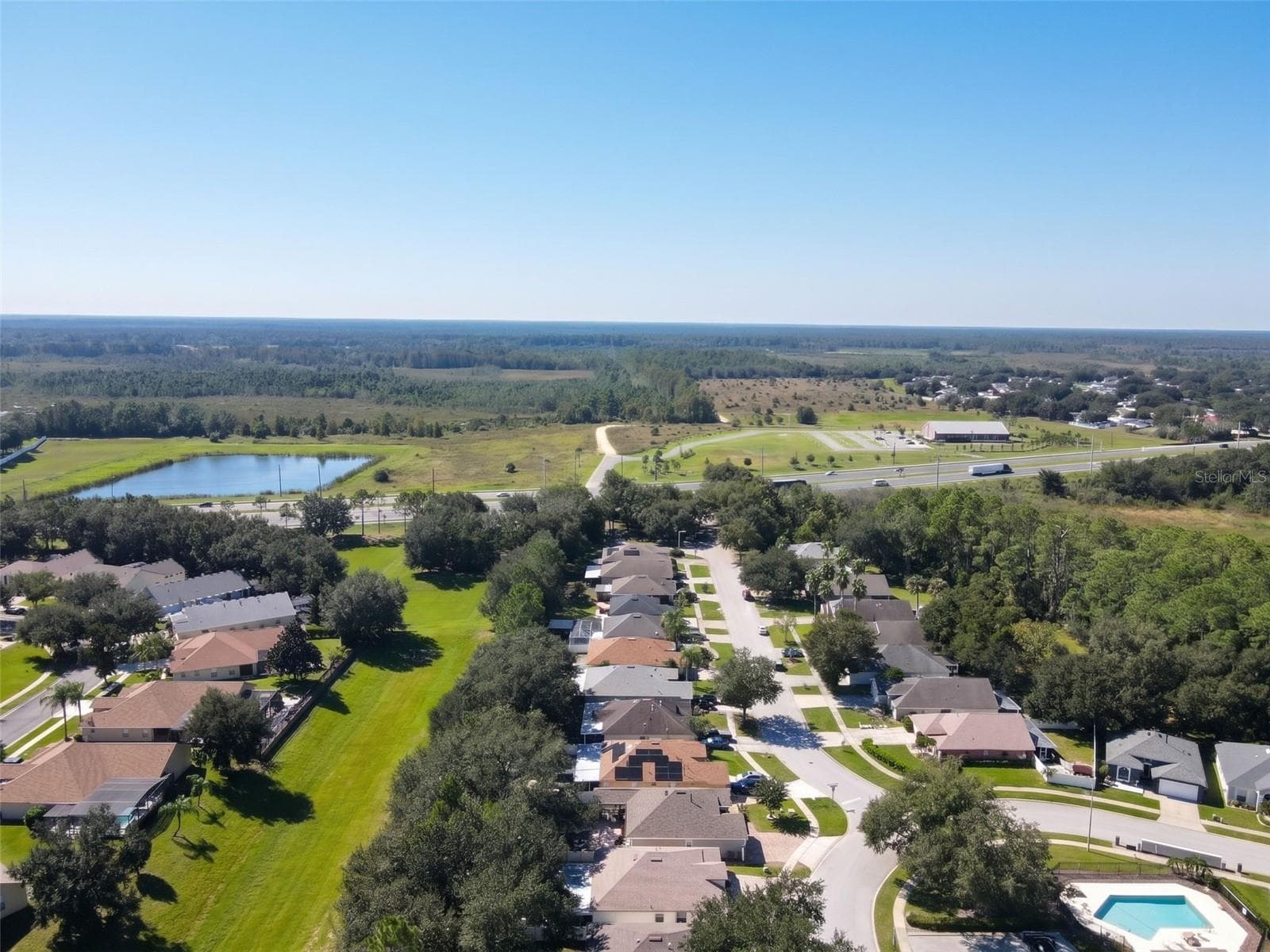 Aerial View - 15806 GREEN COVE BLVD, CLERMONT