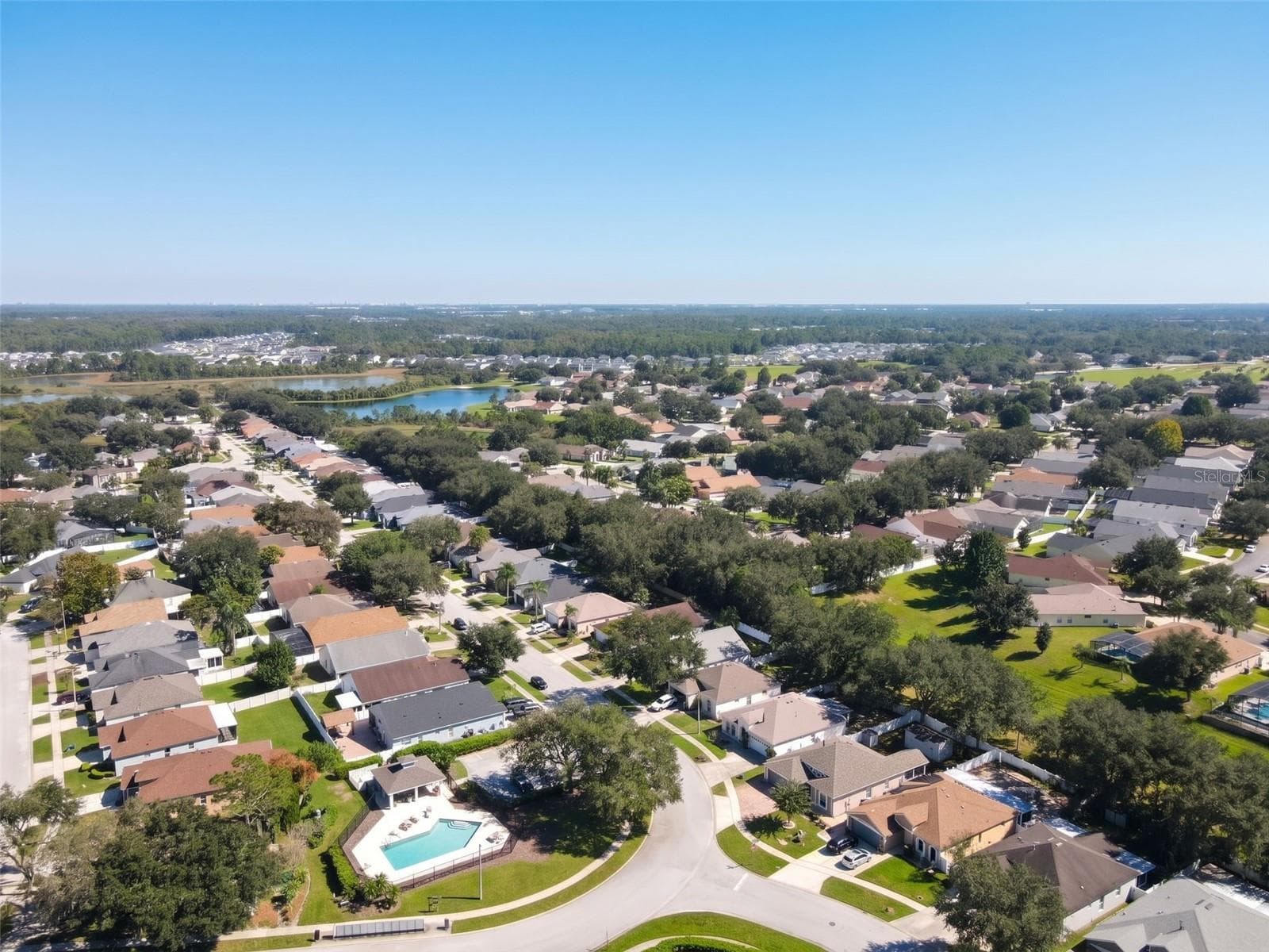 Aerial View - 15806 GREEN COVE BLVD, CLERMONT