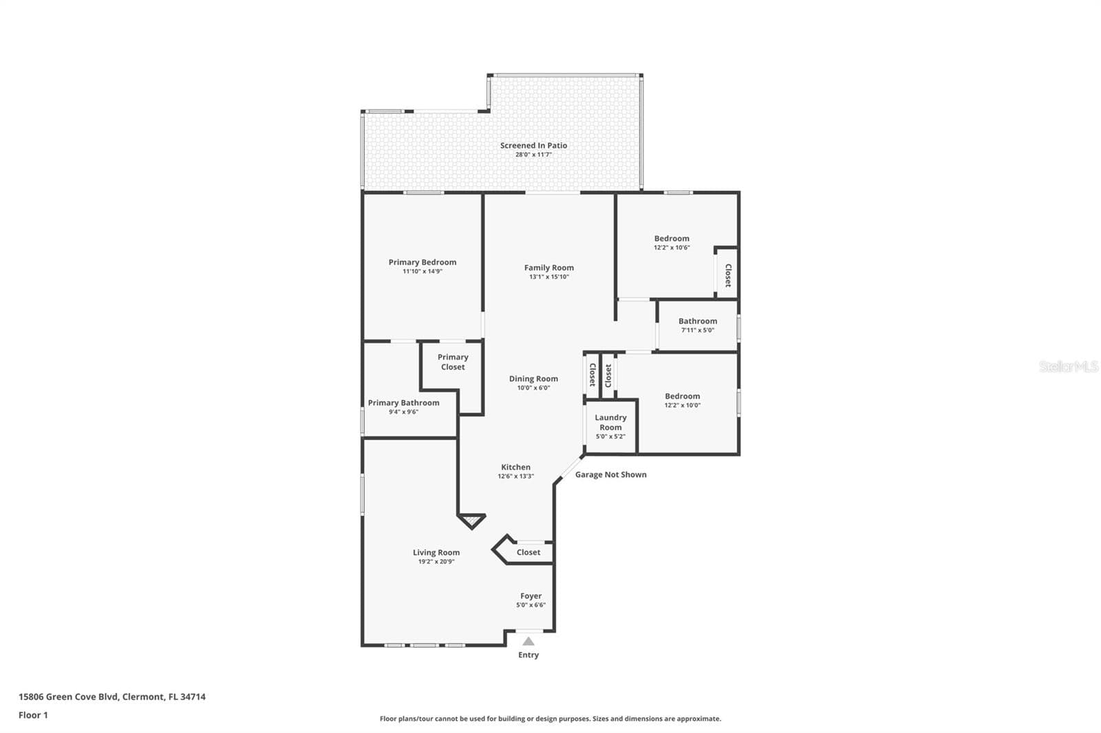 Floor Plan - 15806 GREEN COVE BLVD, CLERMONT
