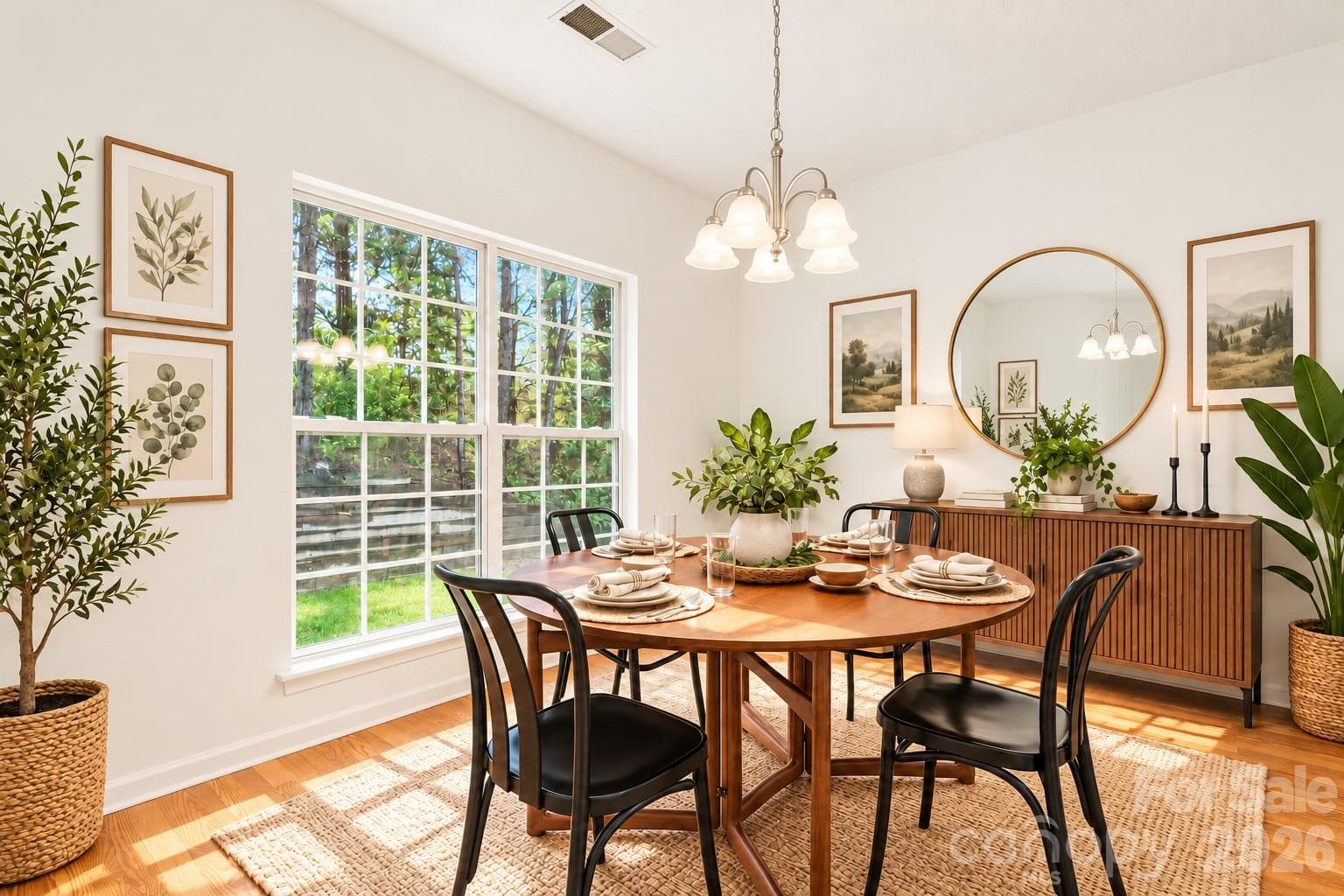 virtually staged dining room - 5645 Winslow Avenue NW, Concord