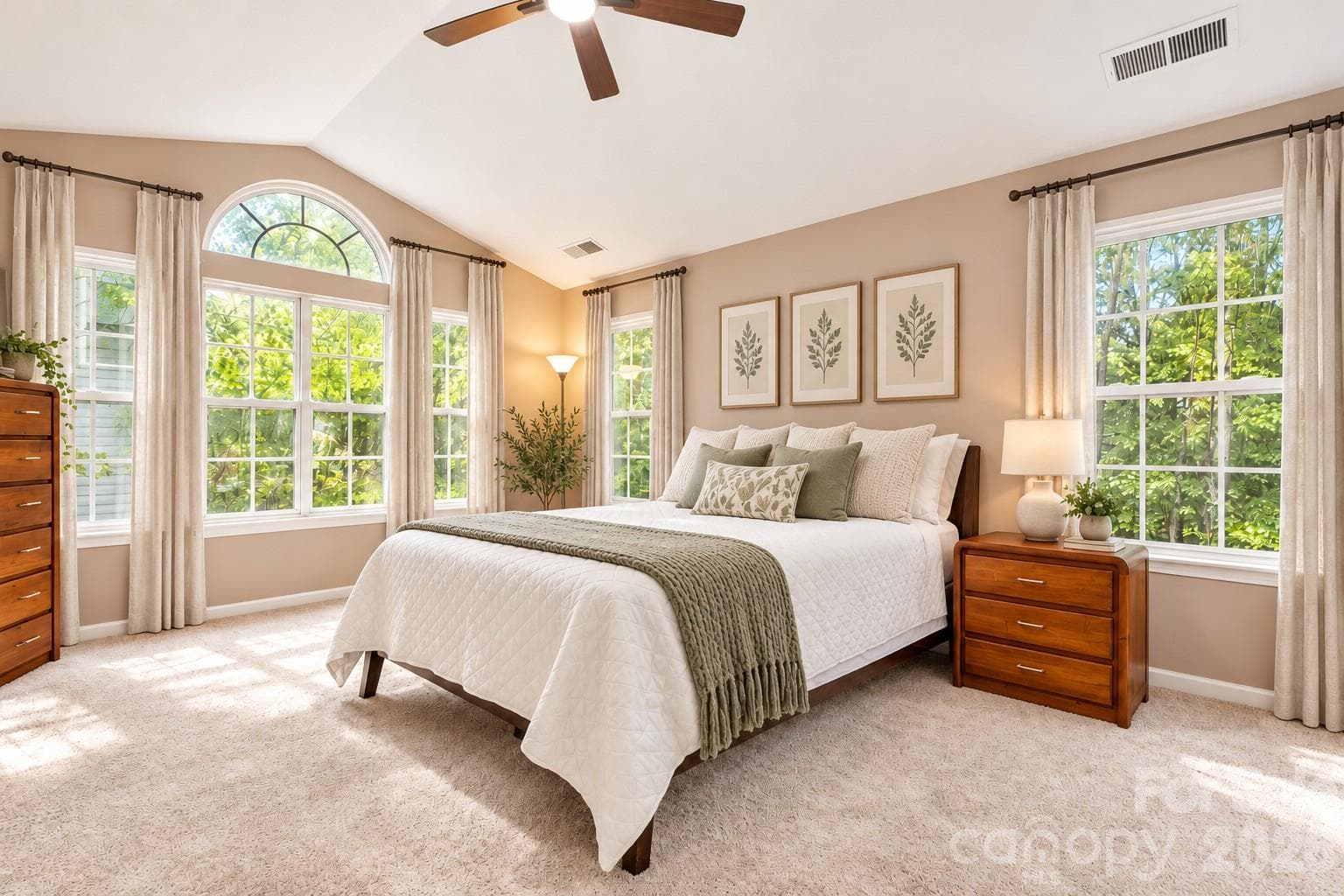 Large primary bedroom with en suite bathroom - 5645 Winslow Avenue NW, Concord