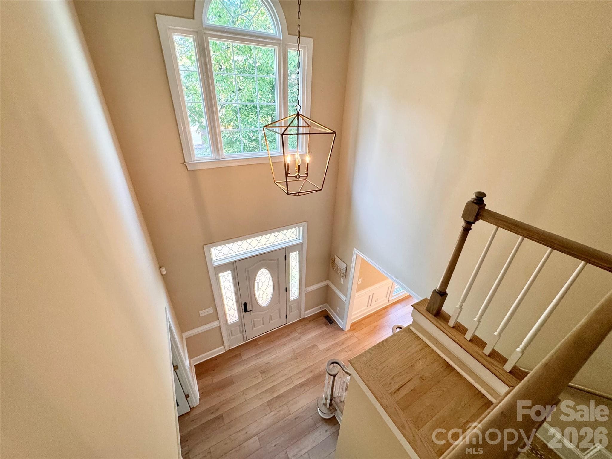 Foyer from upstairs - 7101 Founders Way, Harris