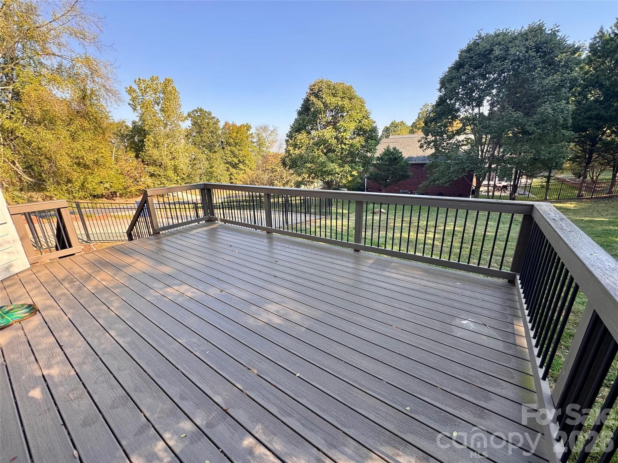 Trex decking on the large deck. - 7101 Founders Way, Harris