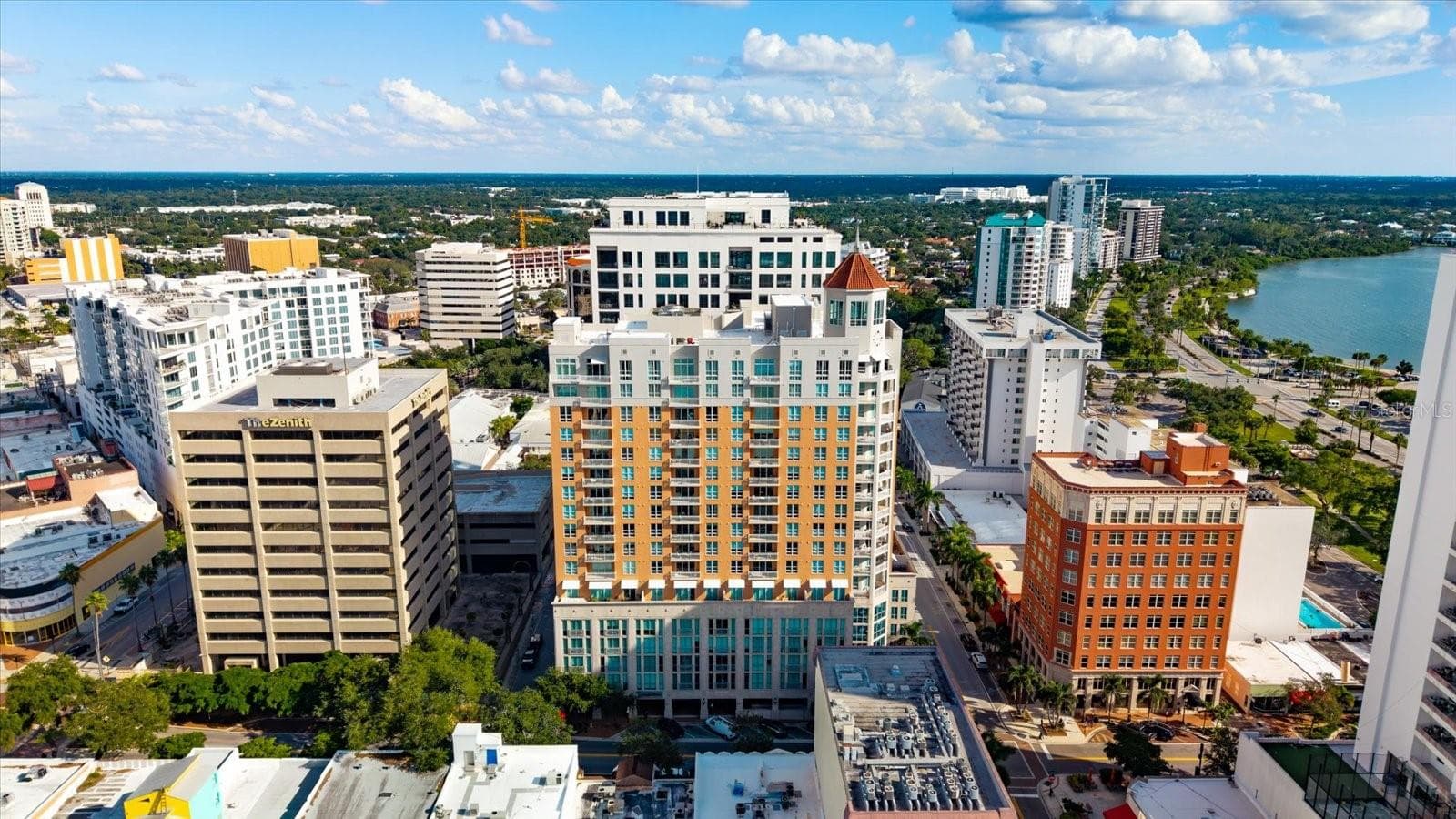 Aerial view - 1350 MAIN ST #1703, SARASOTA