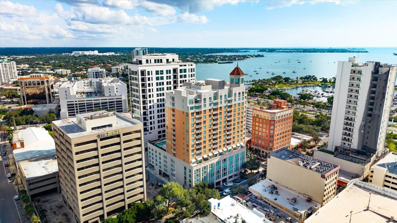 Aerial view - 1350 MAIN ST #1703, SARASOTA