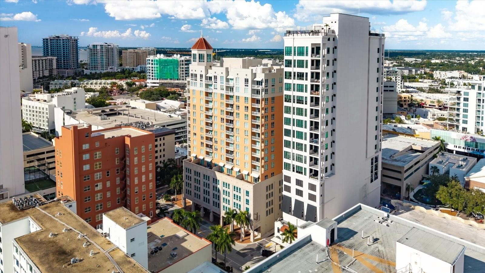 Aerial view - 1350 MAIN ST #1703, SARASOTA