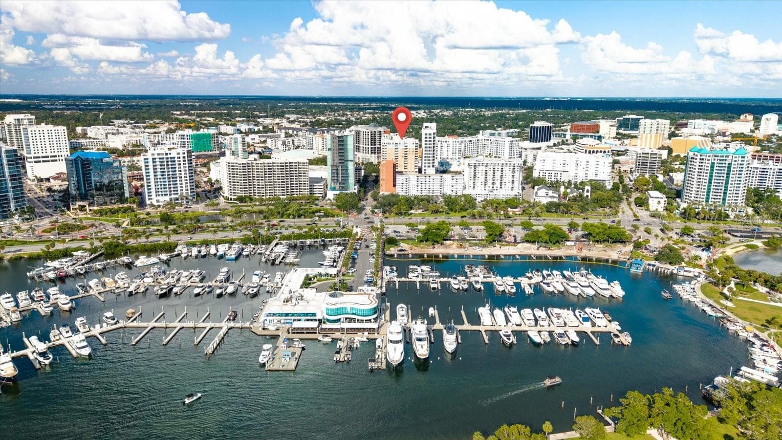 Sarasota Bay & Marina Jack's just .2 miles away - 1350 MAIN ST #1703, SARASOTA