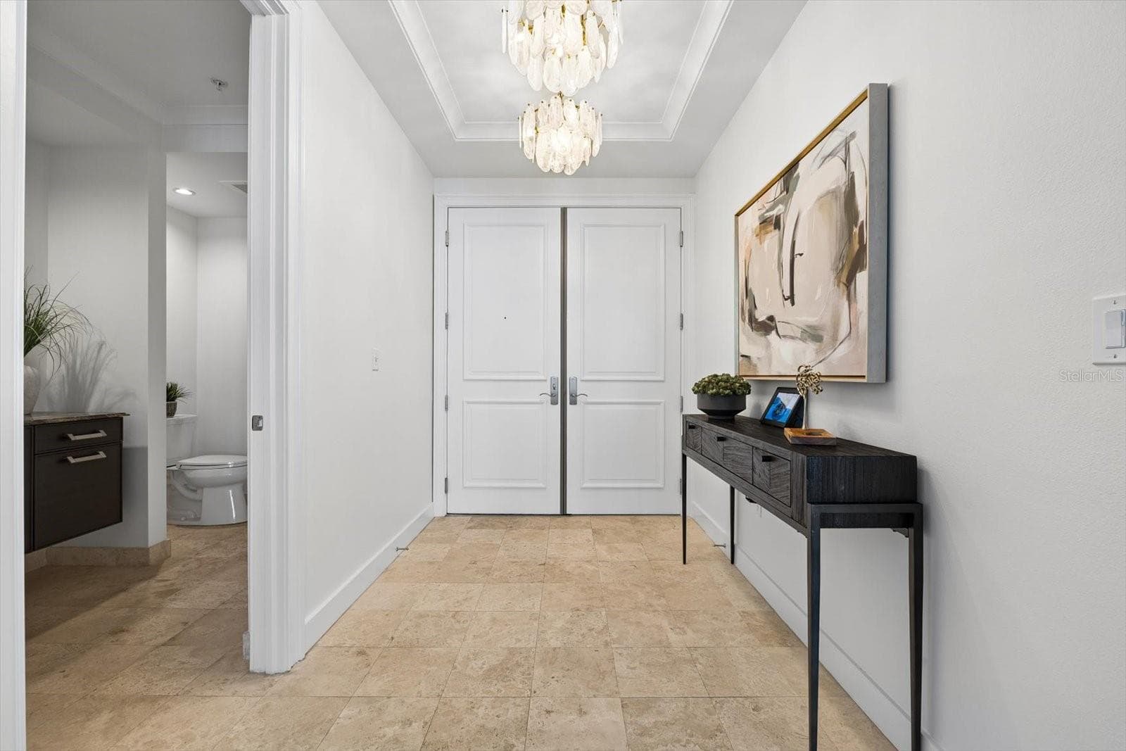 Double door front hallway entry - 1350 MAIN ST #1703, SARASOTA