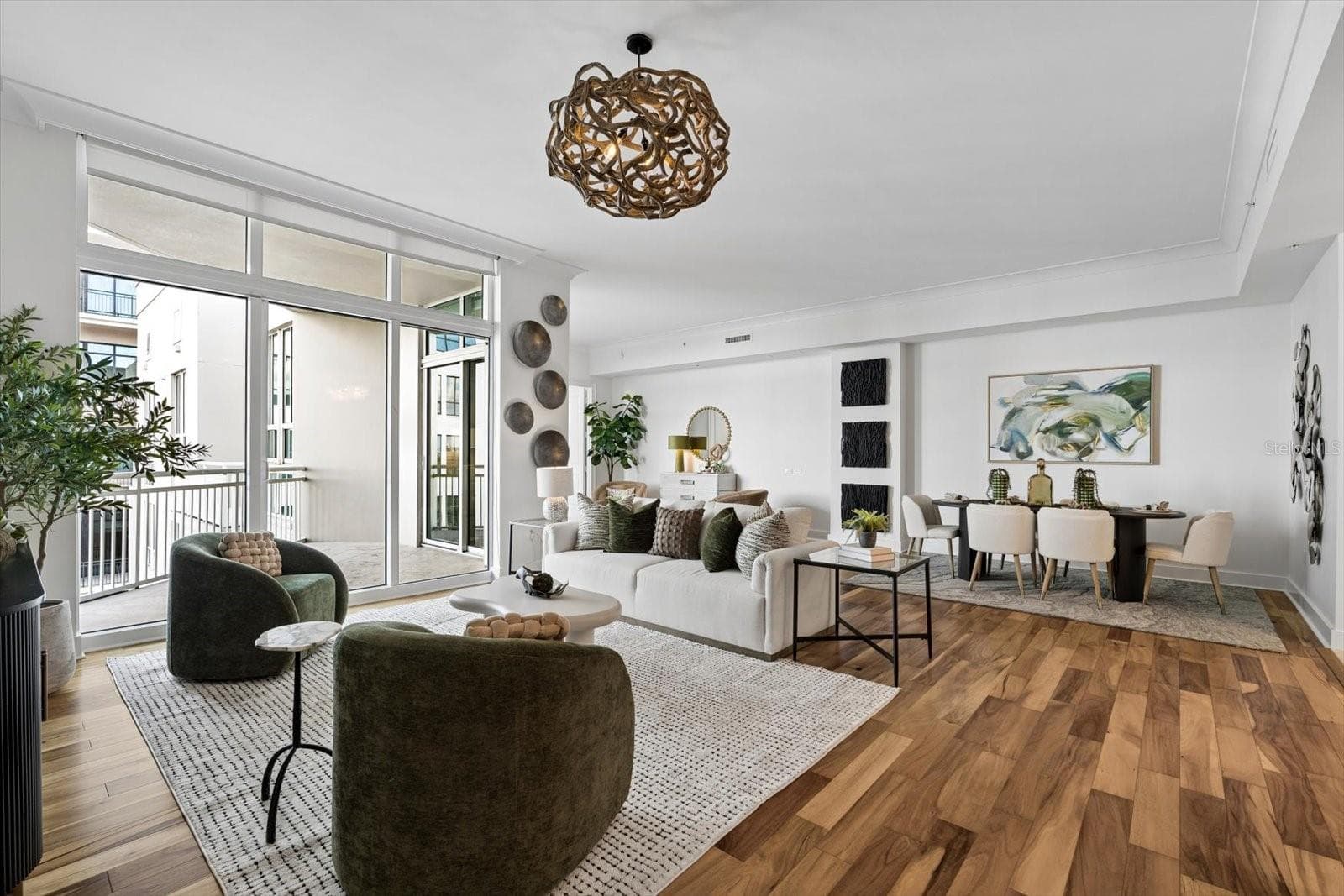 Living room/ dining combo - 1350 MAIN ST #1703, SARASOTA
