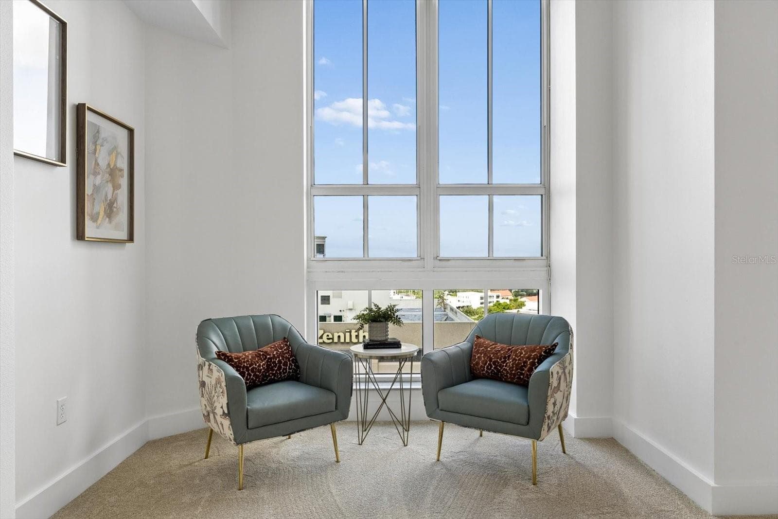 Sitting/office area in the primary bedroom - 1350 MAIN ST #1703, SARASOTA