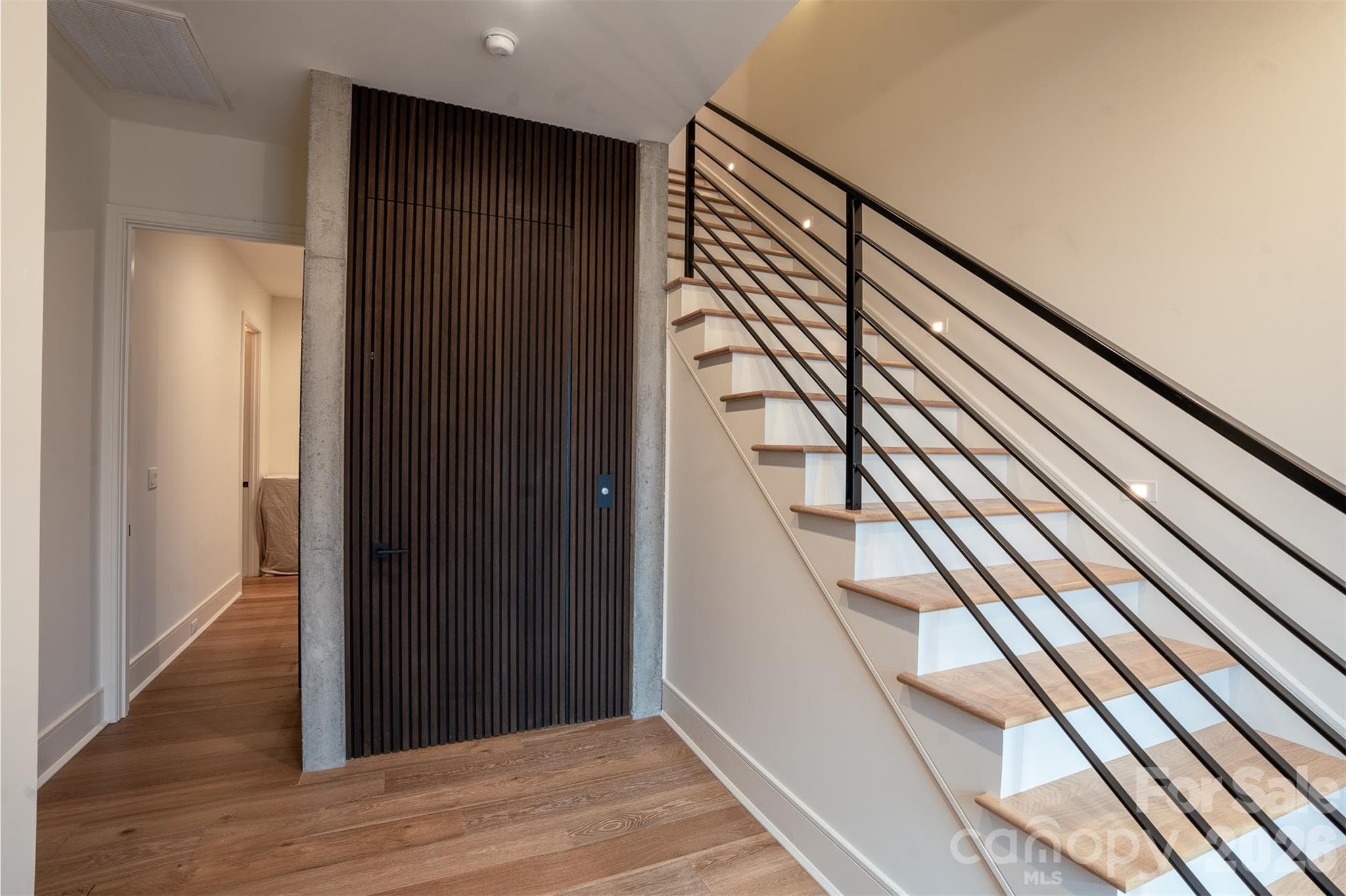 Entryway and elevator - 36 S Johnson Street, Brevard