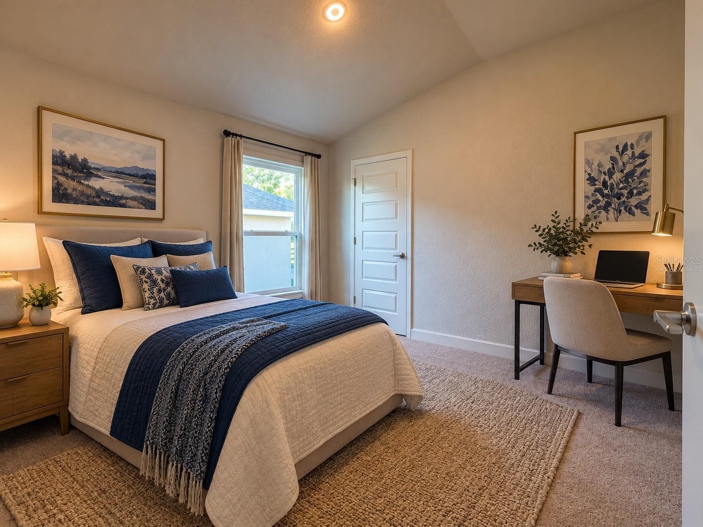 Second Bedroom- virtually staged - 187 NW 45TH LOOP, OCALA