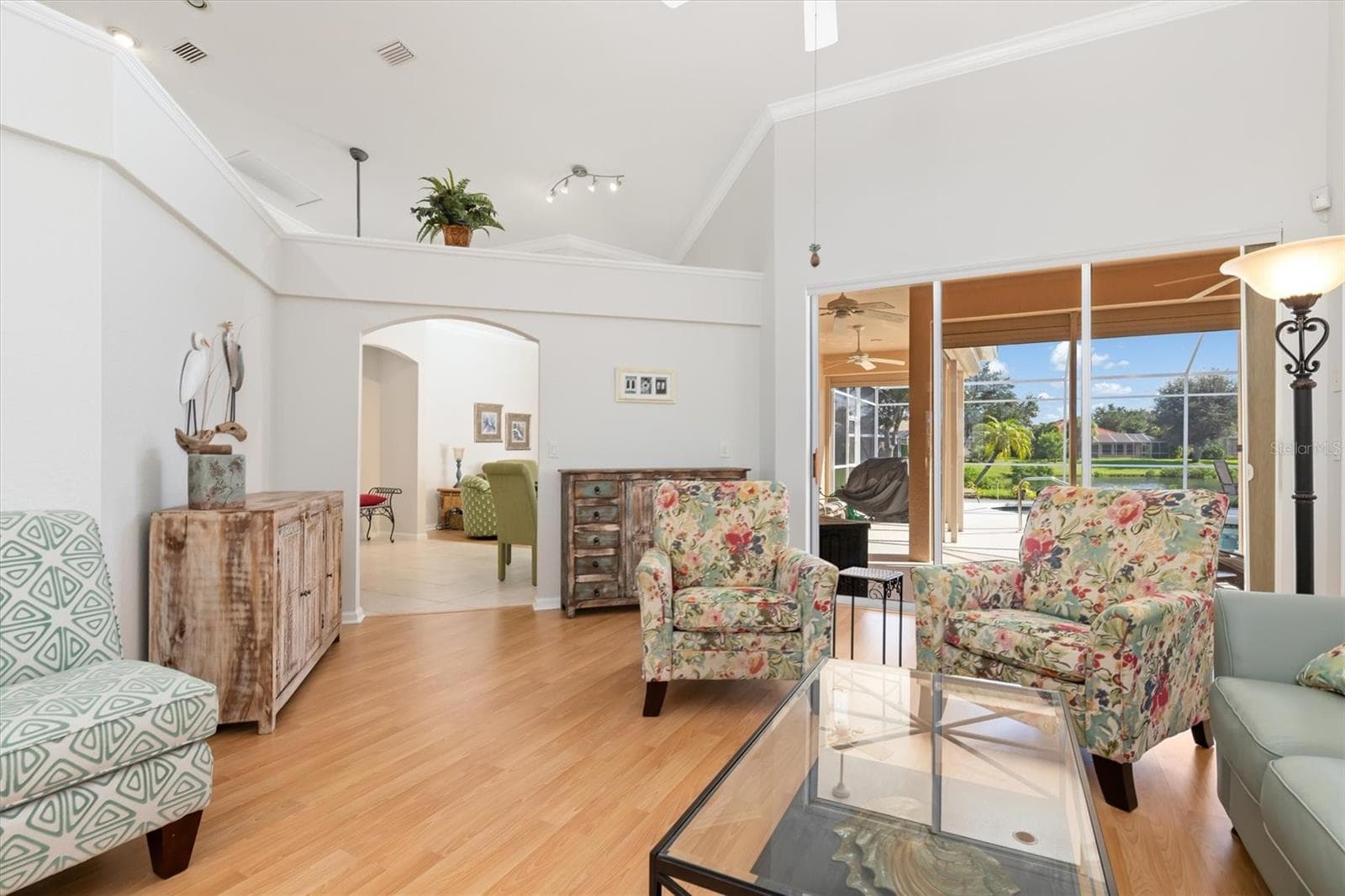 Living Room - 4120 LAKES CT, PORT CHARLOTTE