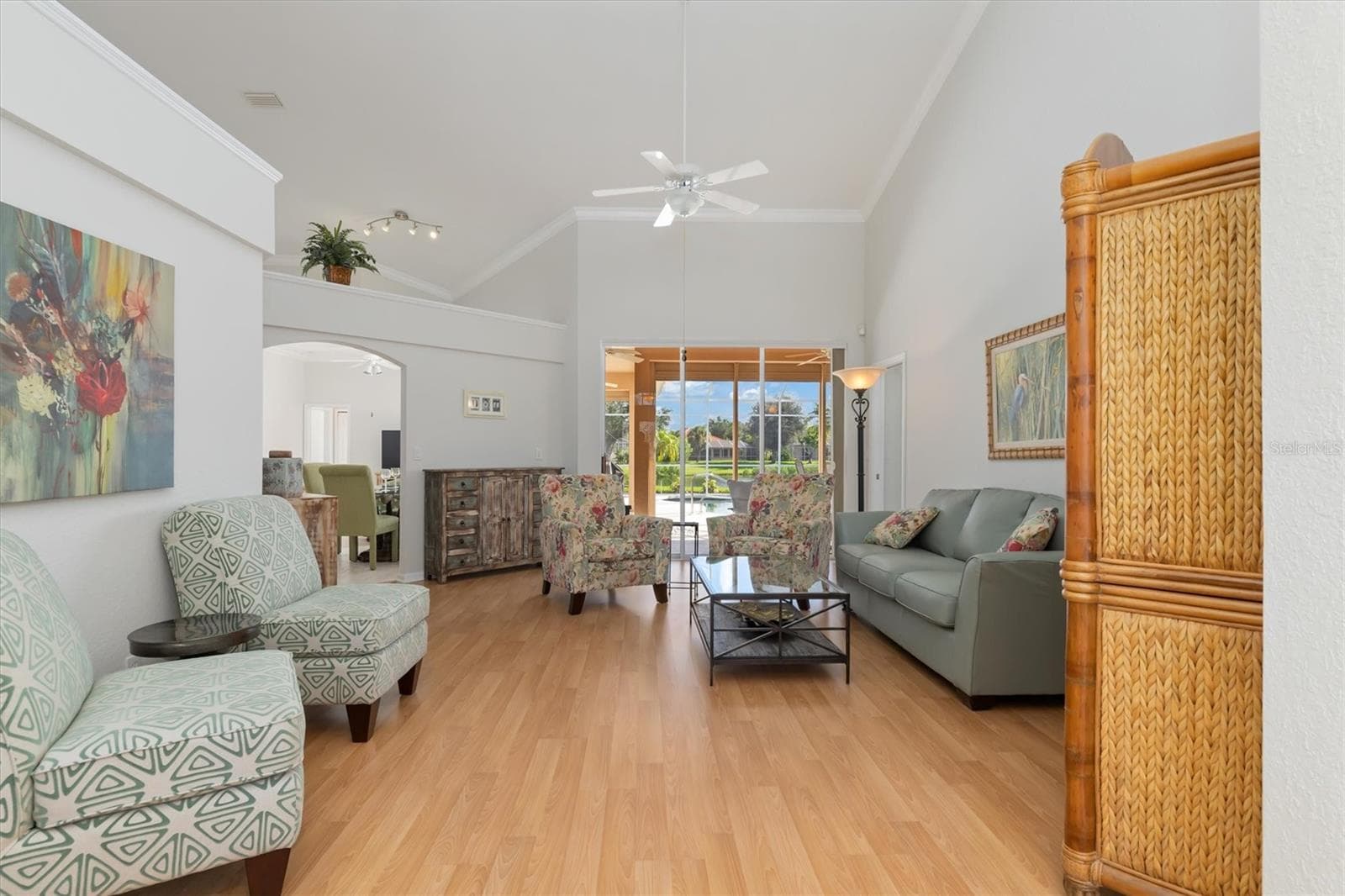 Living Room - 4120 LAKES CT, PORT CHARLOTTE