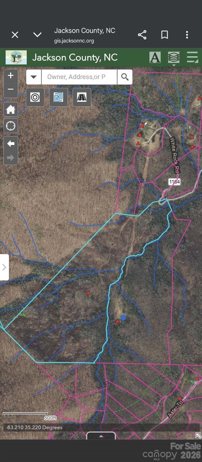 Part 1 GIS Map - 1629 White Rock Road, Cullowhee
