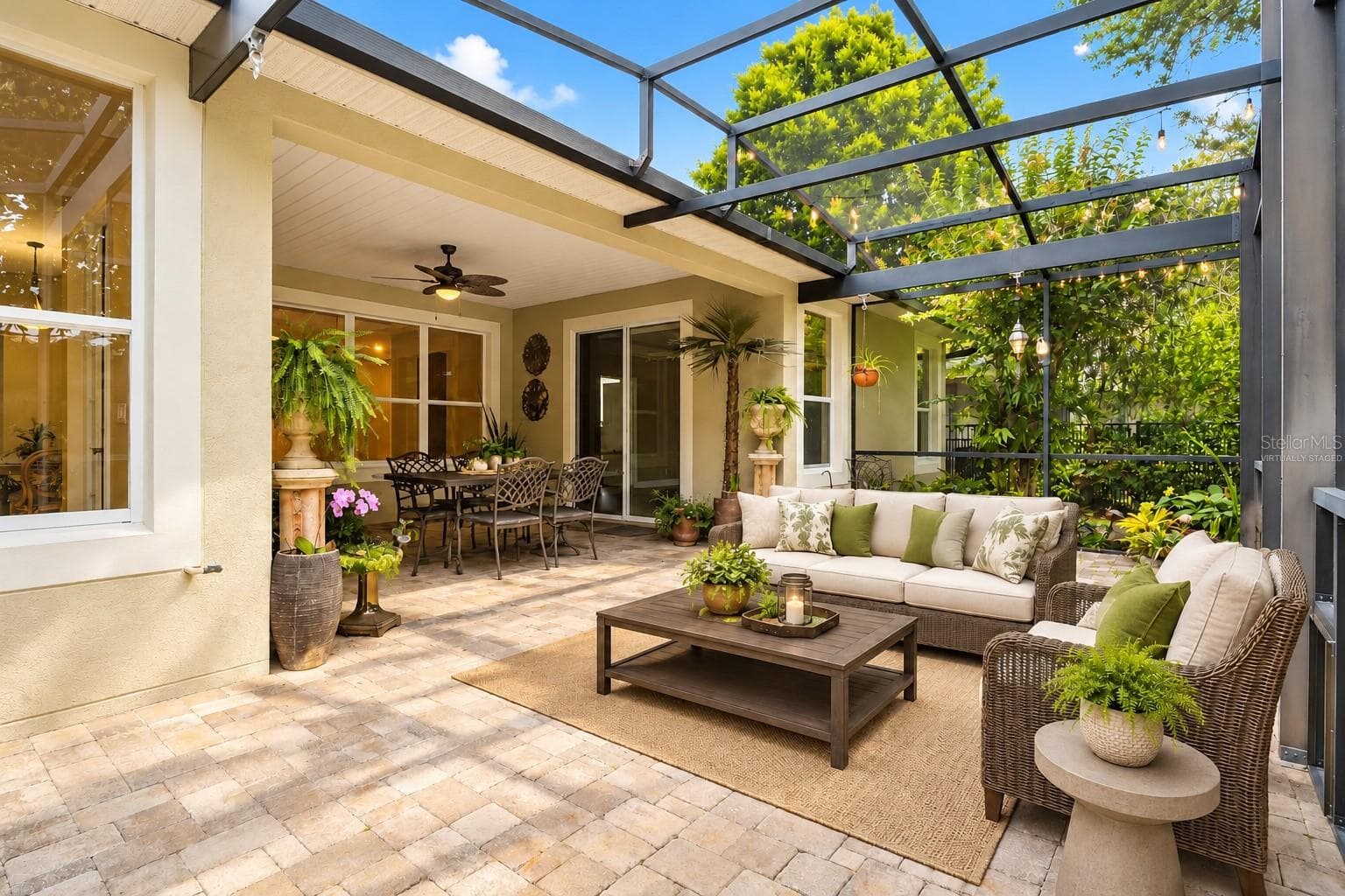 Lanai - virtually staged - 1609 VICTORIA GARDENS DR, DELAND