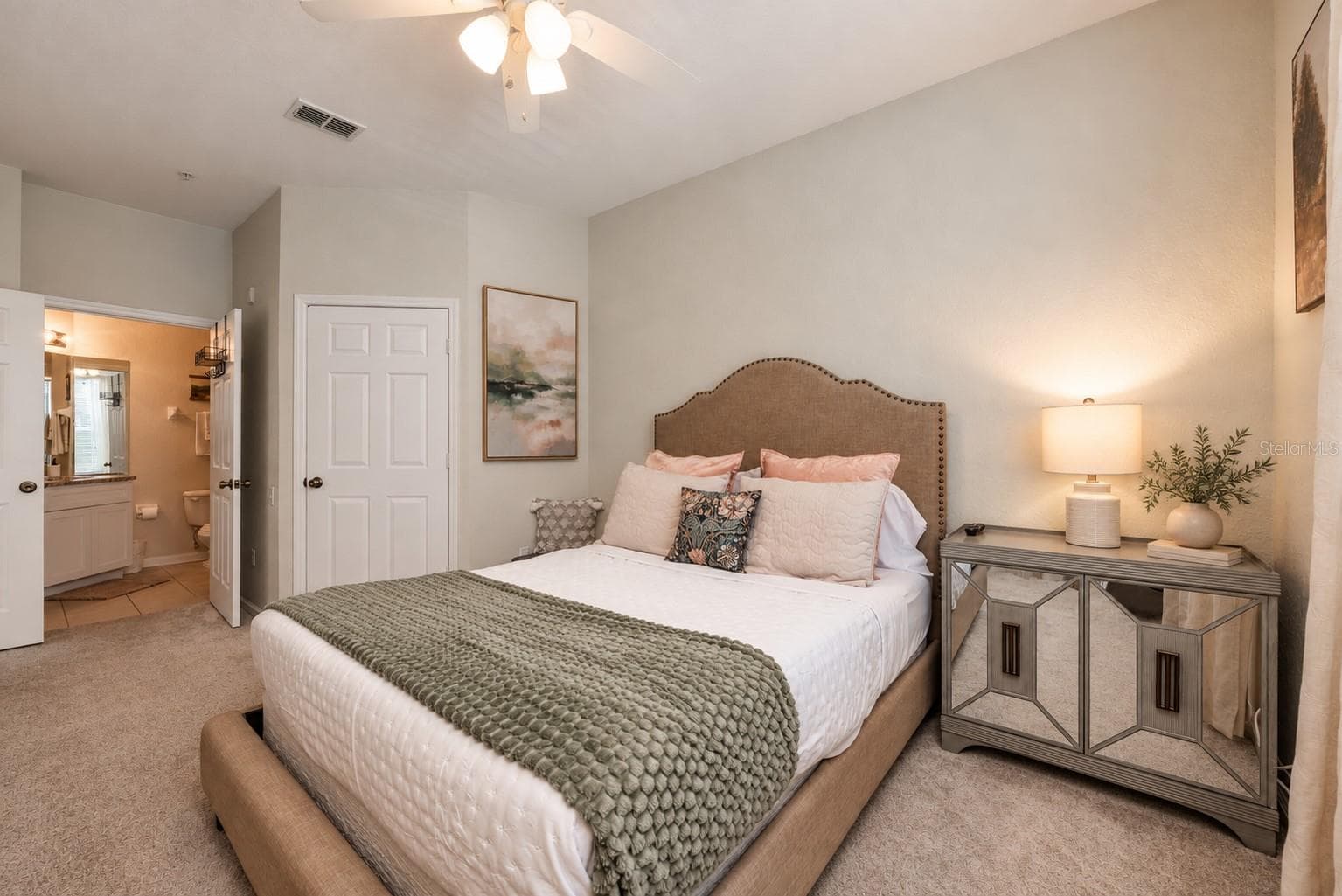 Primary Bedroom makes for a peaceful and elegant retreat. - 2778 ALMATON LOOP #204, KISSIMMEE