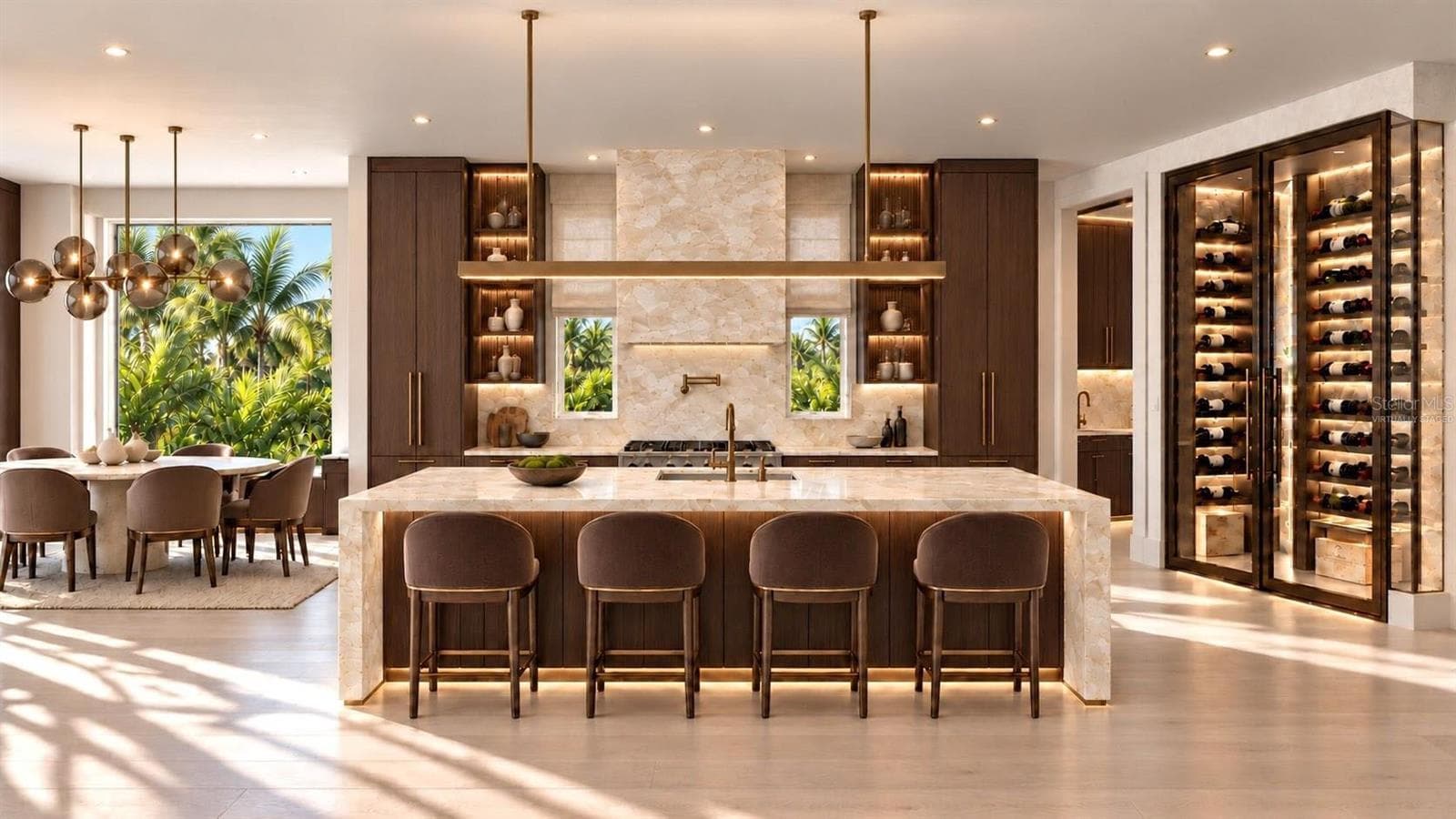 Kitchen. Virtually staged. - 4050 HIGEL AVE, SARASOTA