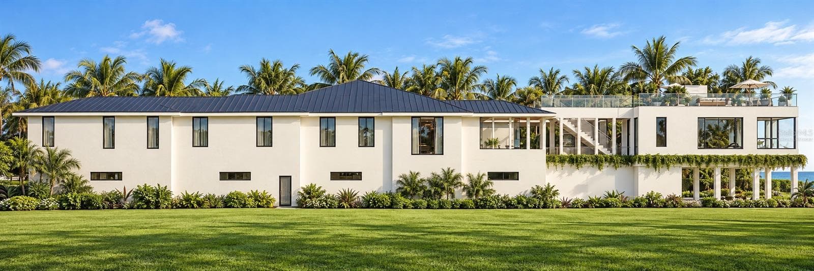 Side of the home. Virtually staged. - 4050 HIGEL AVE, SARASOTA