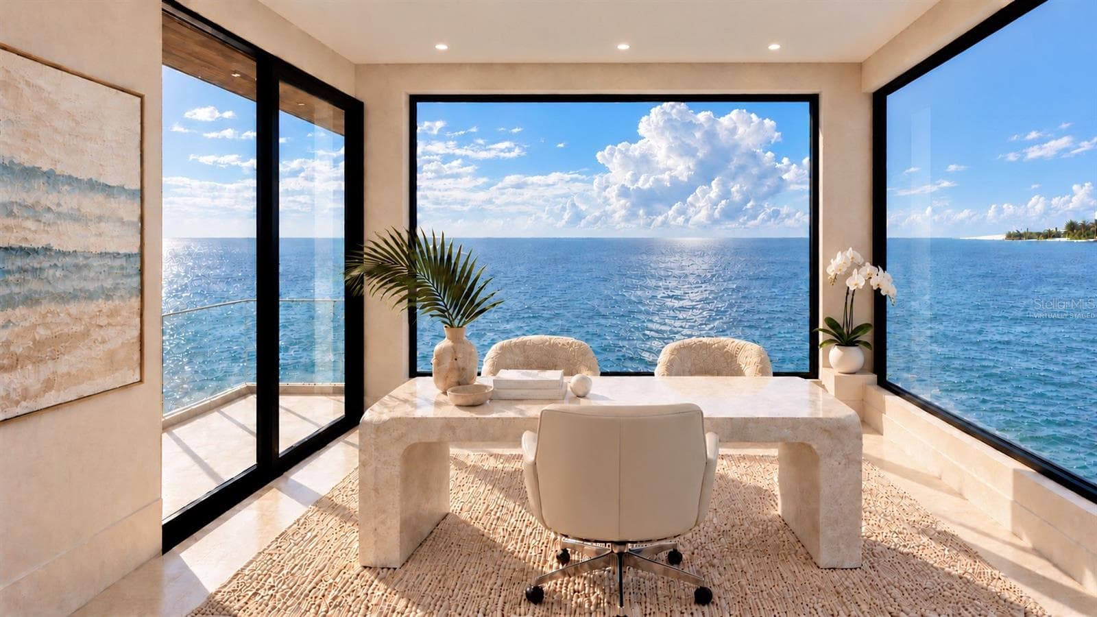 Office. Virtually staged. - 4050 HIGEL AVE, SARASOTA