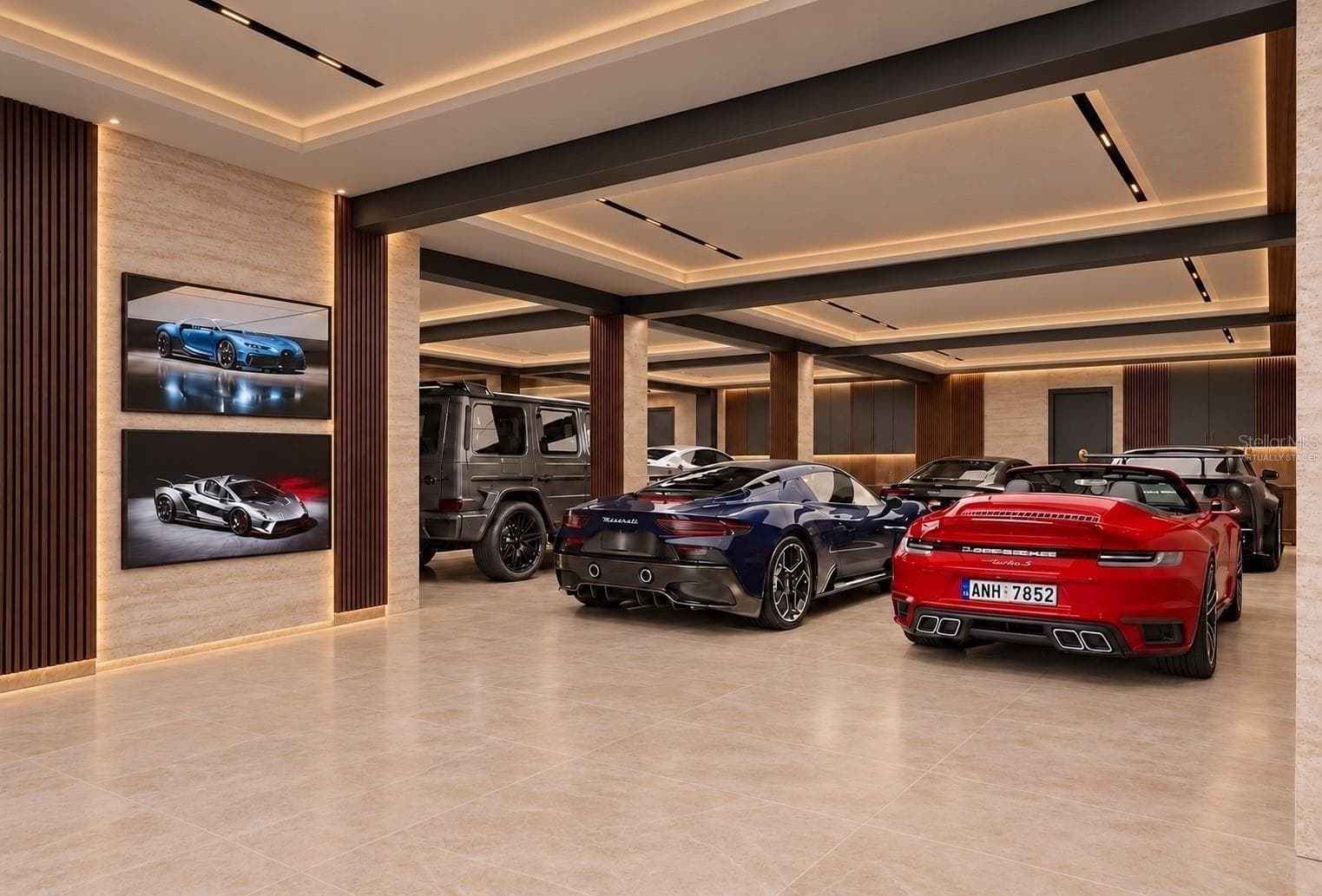 Garage. Virtually staged. - 4050 HIGEL AVE, SARASOTA