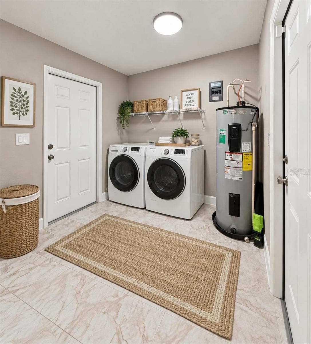 Virtually staged laundry room - 5106 THONOTOSASSA RD, PLANT CITY
