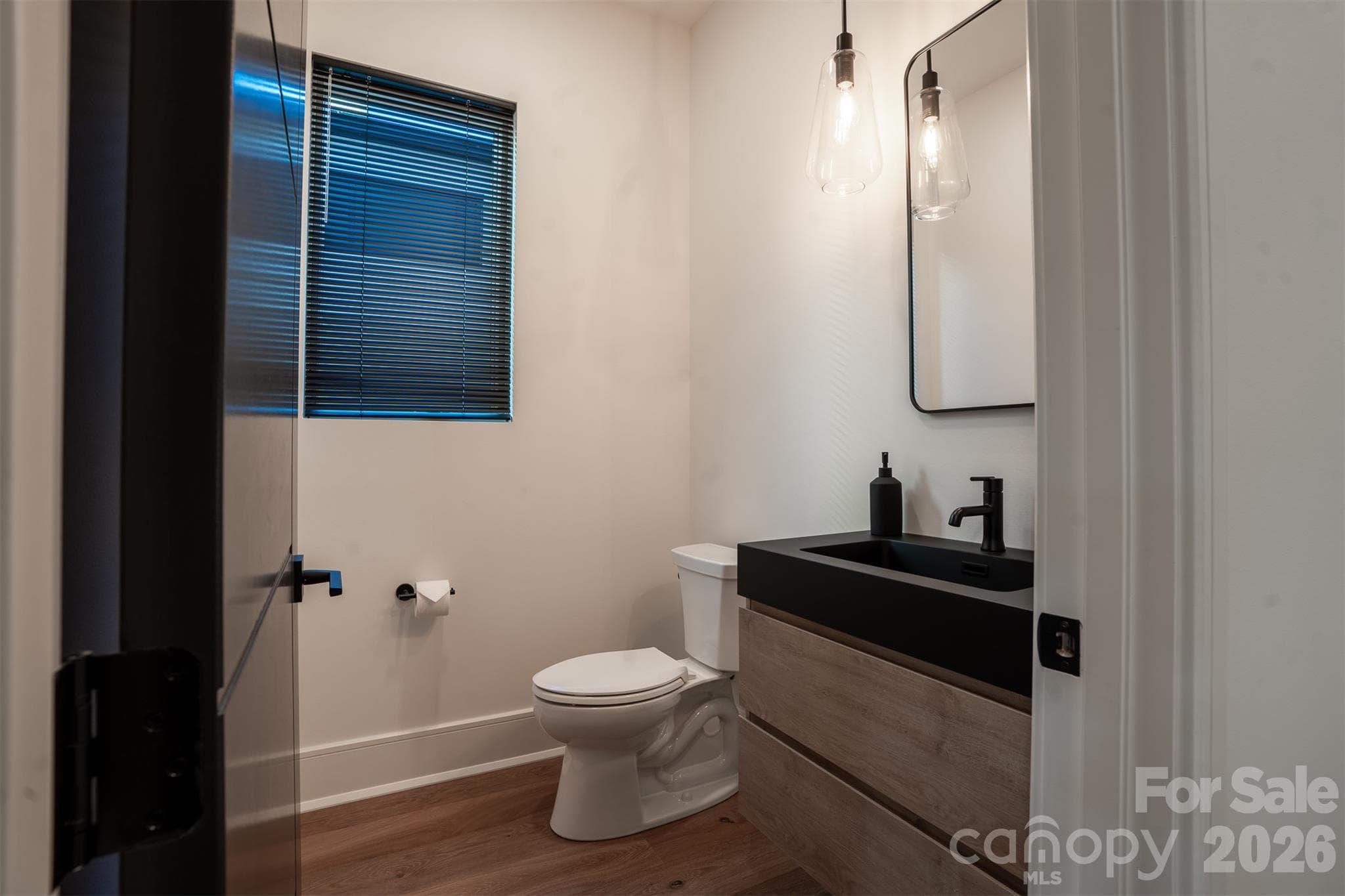 Half bath on second level - 36 S Johnson Street, Brevard