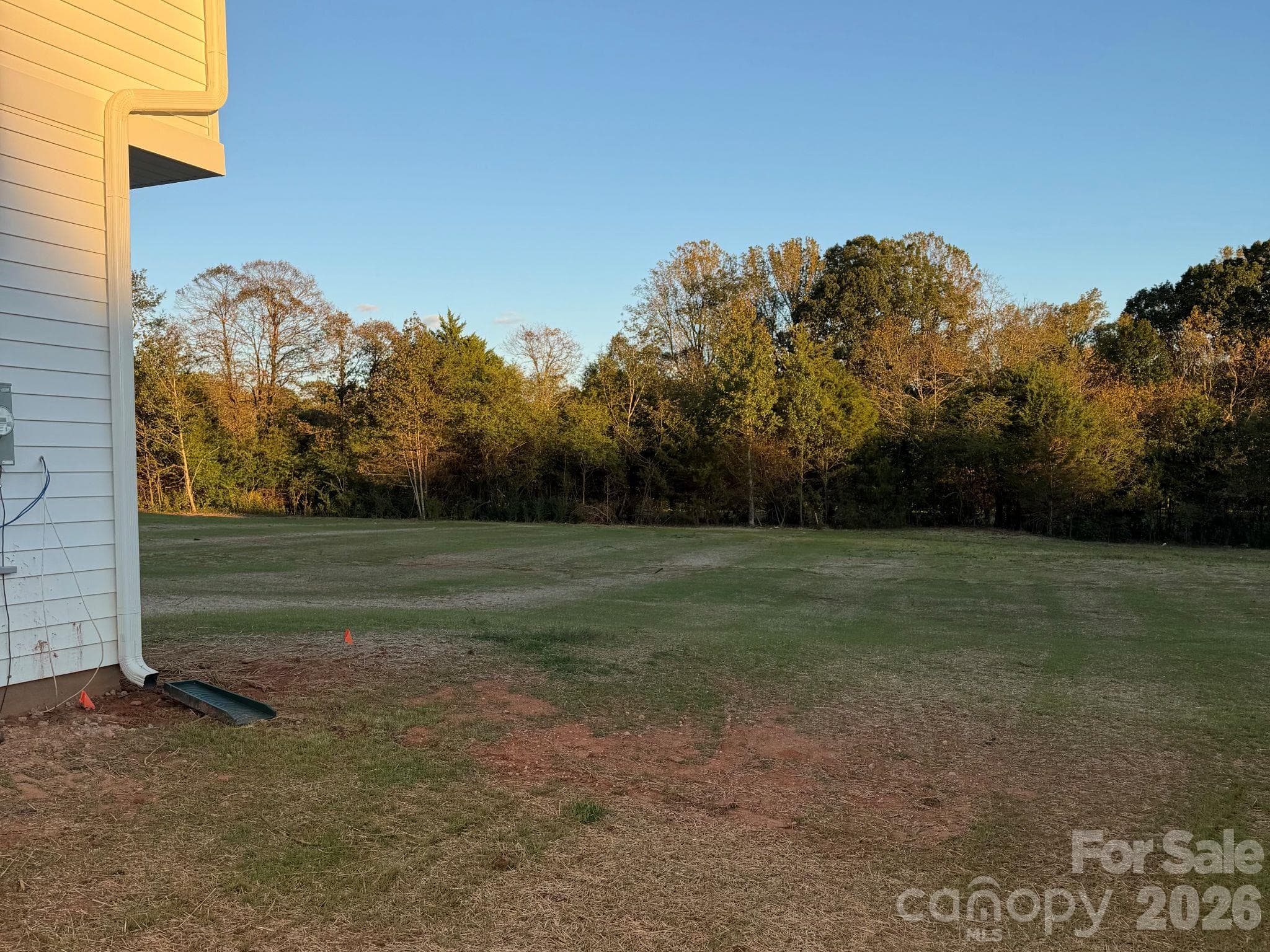 large backyard! - 233 Planters Row Road, Iron Station