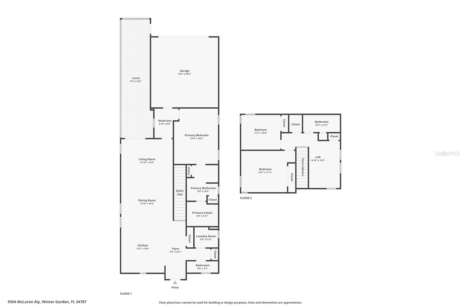 Cordale Floorplan - 9662 WATERWAY PASSAGE DR, WINTER GARDEN